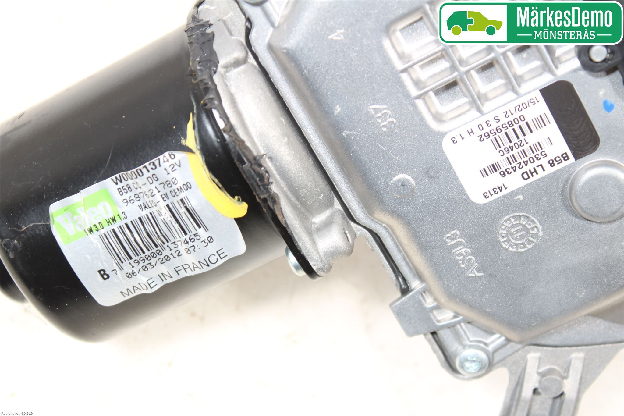 Citroen C4 PICASSO 06-13 Torkarmotor Vindruta