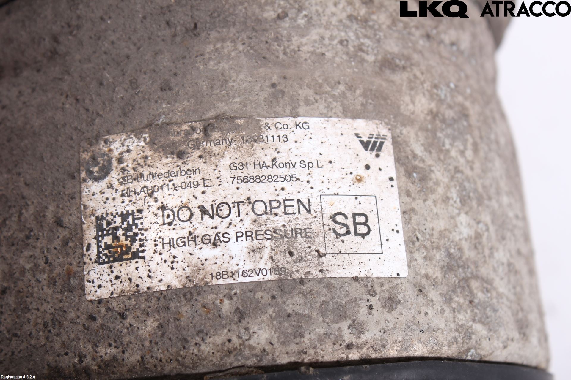 BMW 5 G30/G31/F90 17-23 Fjäderben Bak Vänster