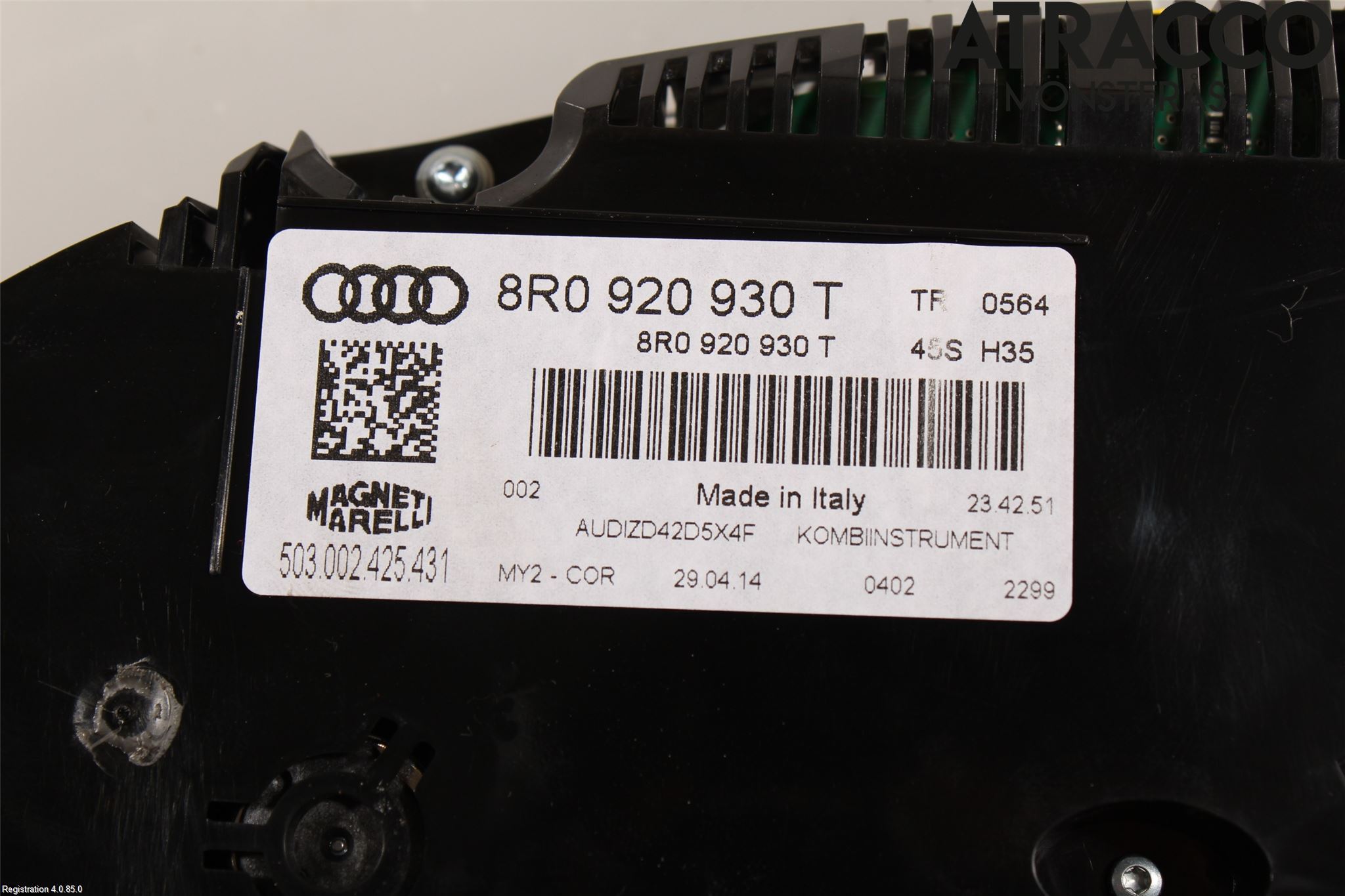 Audi Q5 09-16 Instrument Komb