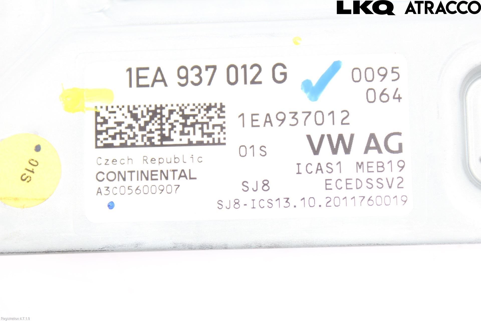 Volkswagen VW ID.3 21- Styrenhet Övrigt