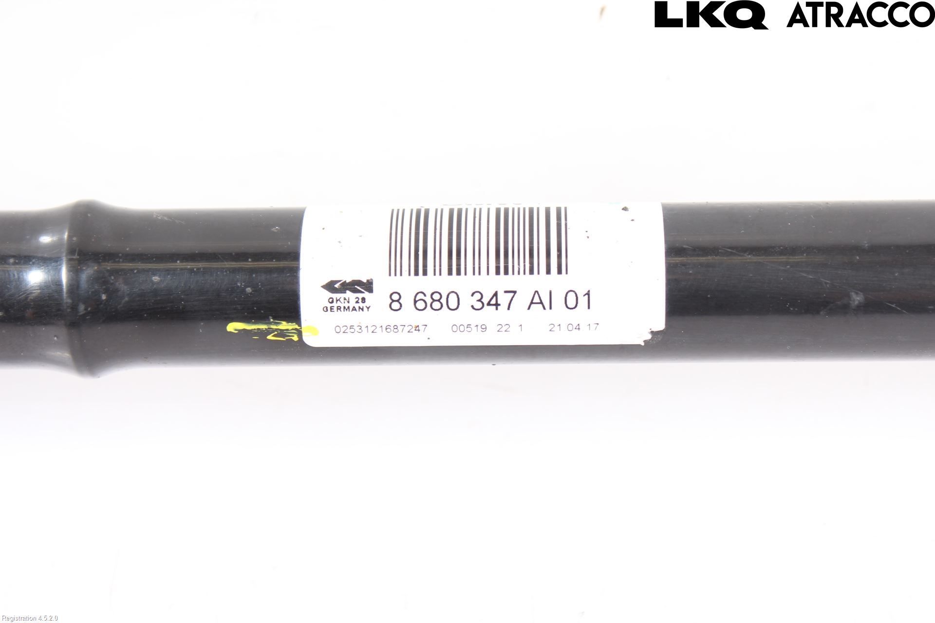 BMW 4 F32/F33/F82/F83 13-20 Drivaxel Bak Vänster