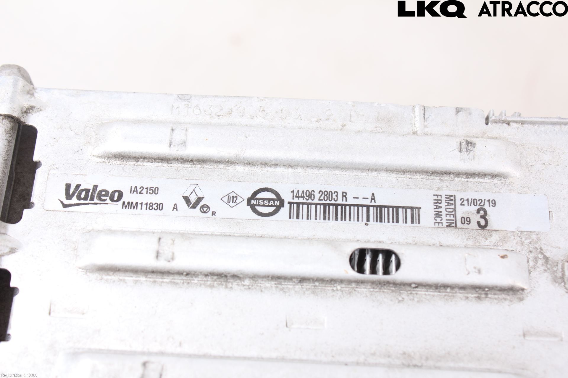 Nissan QASHQAI 17-21 Laddluft-Intercooler Kyl