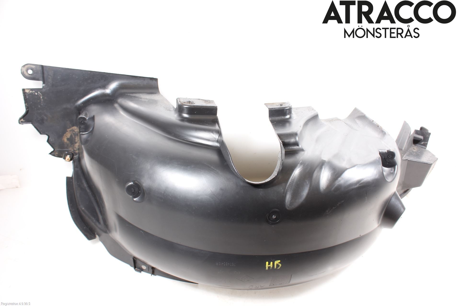 Renault CAPTUR 13-19 Skärm Inner