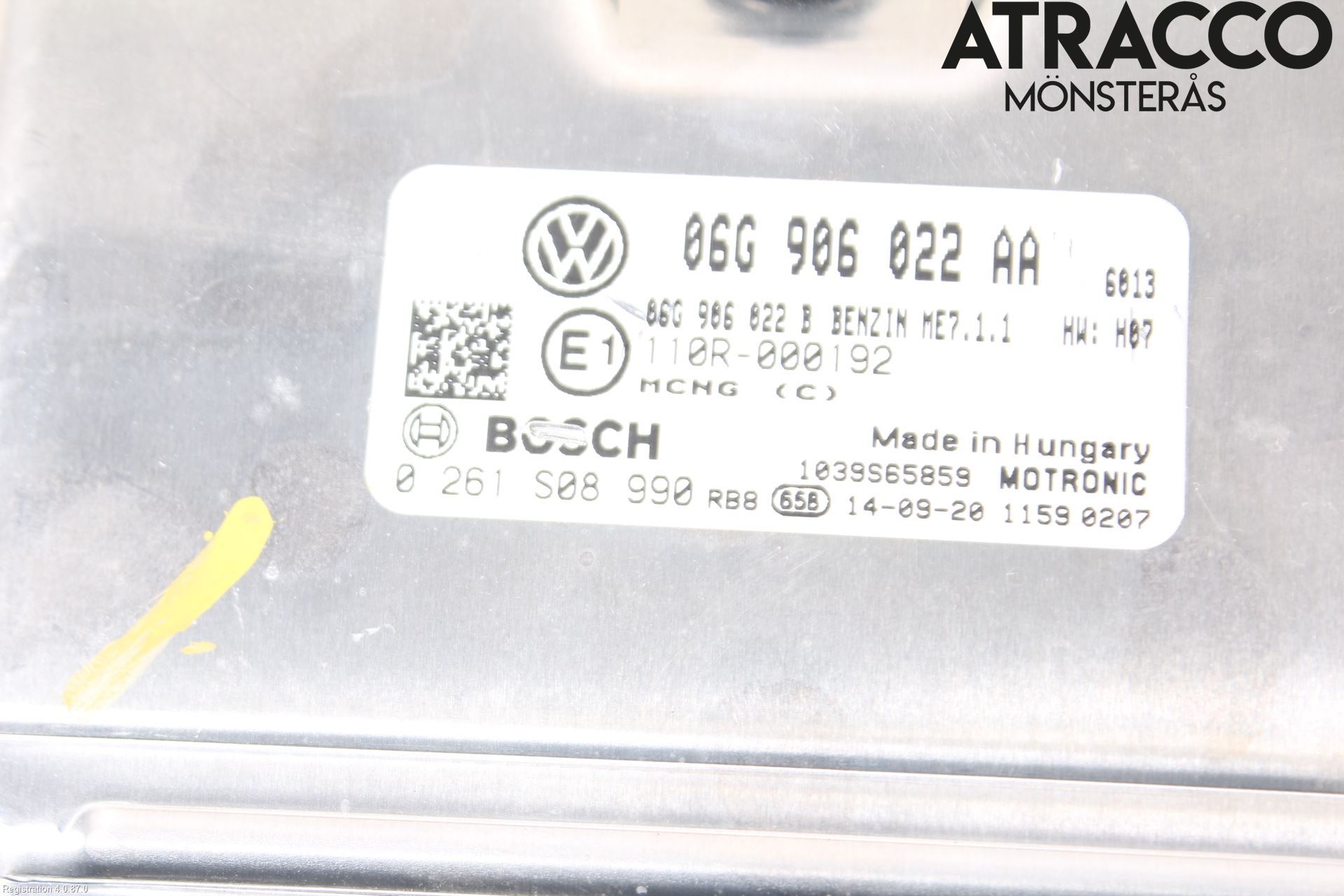 Volkswagen VW CADDY 11-15 Styrenhet Insprut Bensin