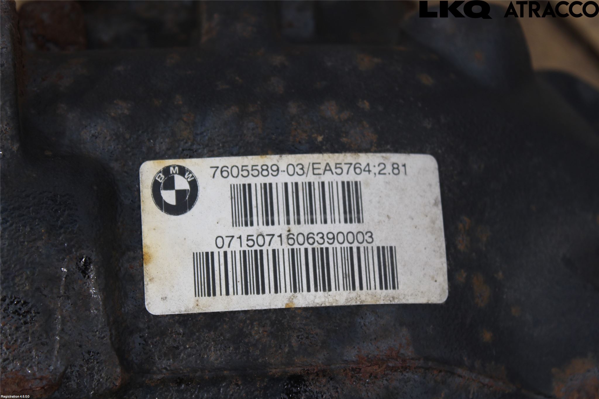 BMW 4 F36 Gran Coupé 14-20 Bakväxel-Diff