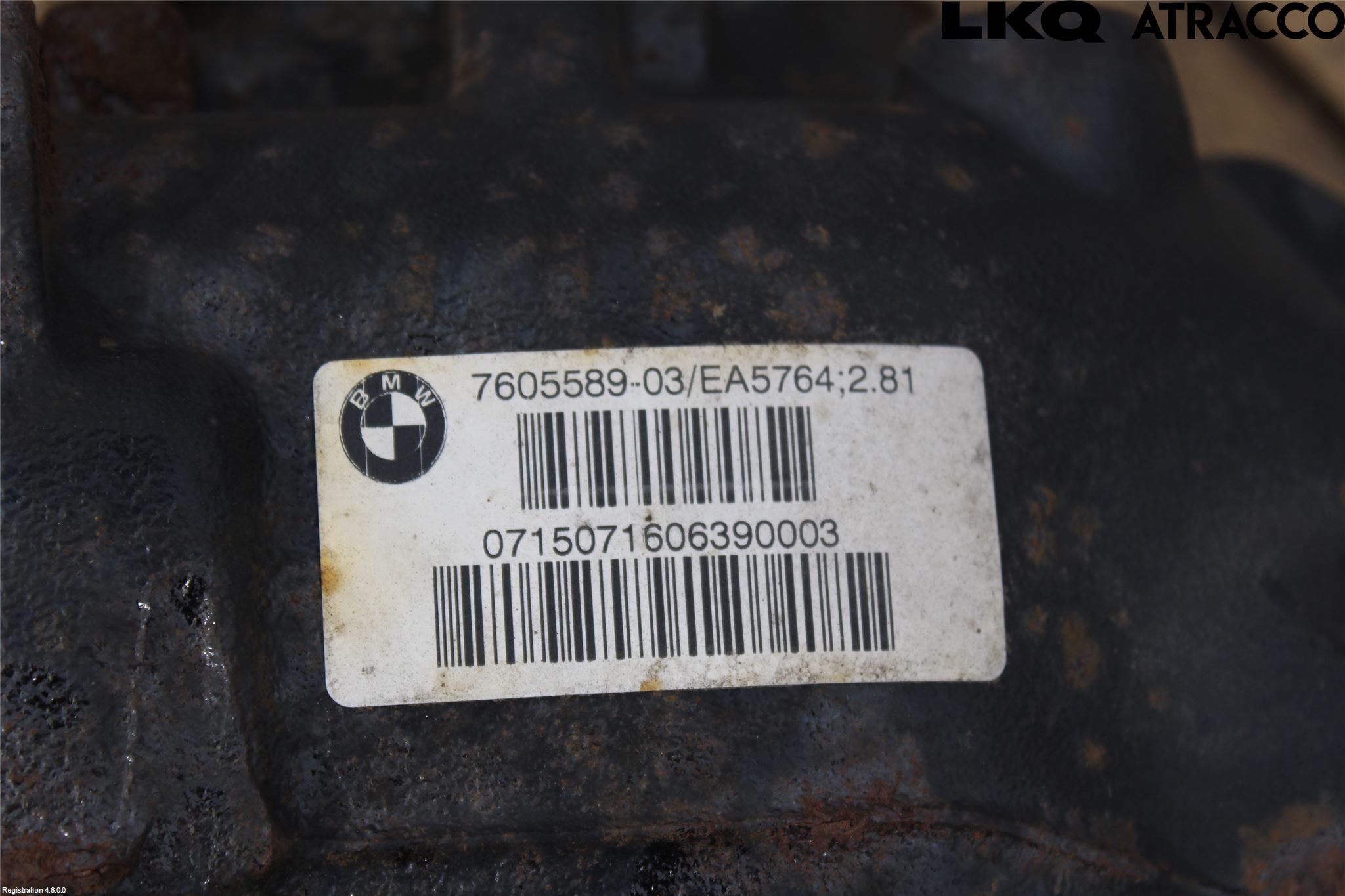 BMW 4 F36 Gran Coupé 14-20 Bakväxel-Diff