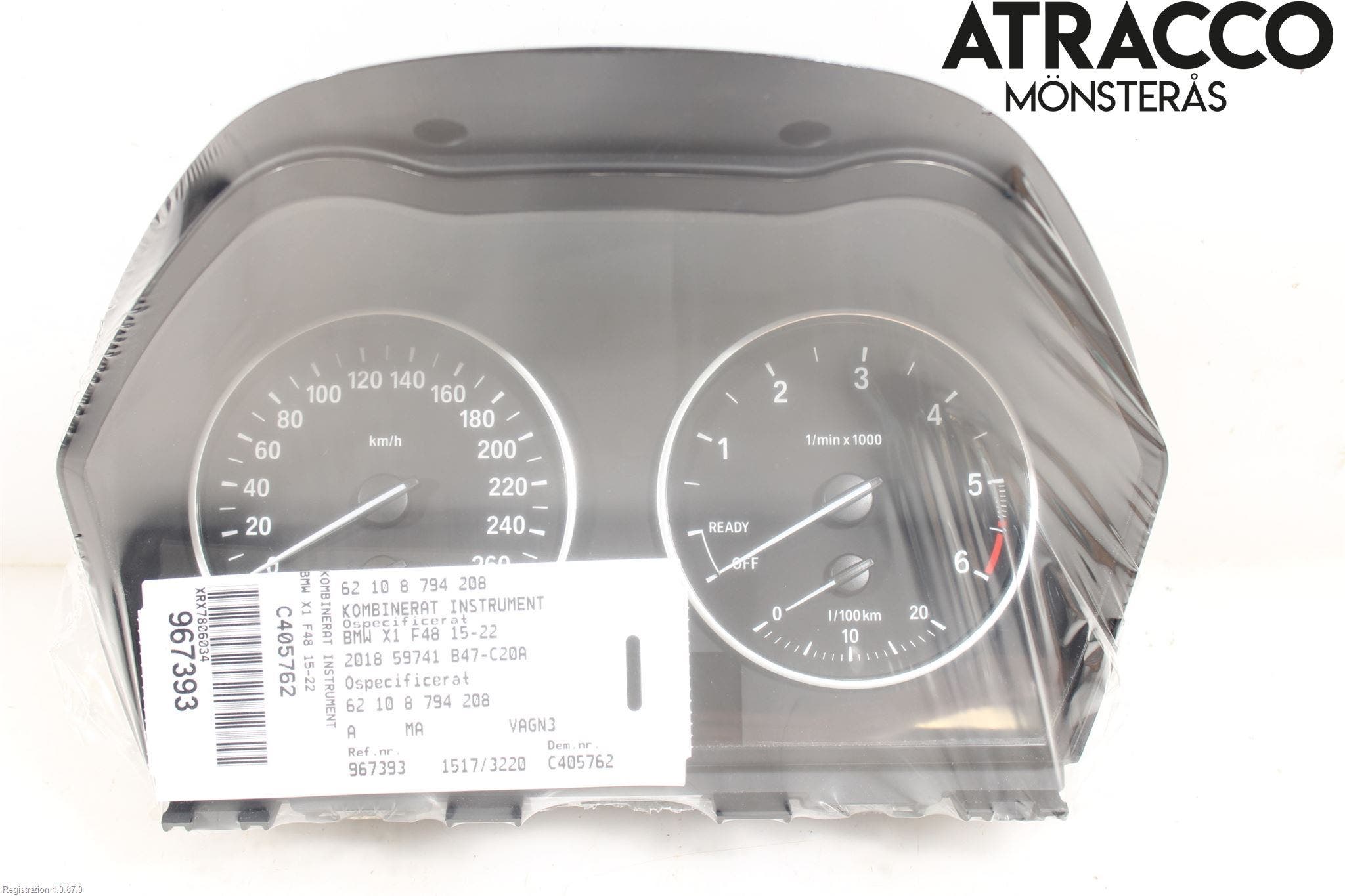 BMW X1 F48 15-22 Instrument Komb