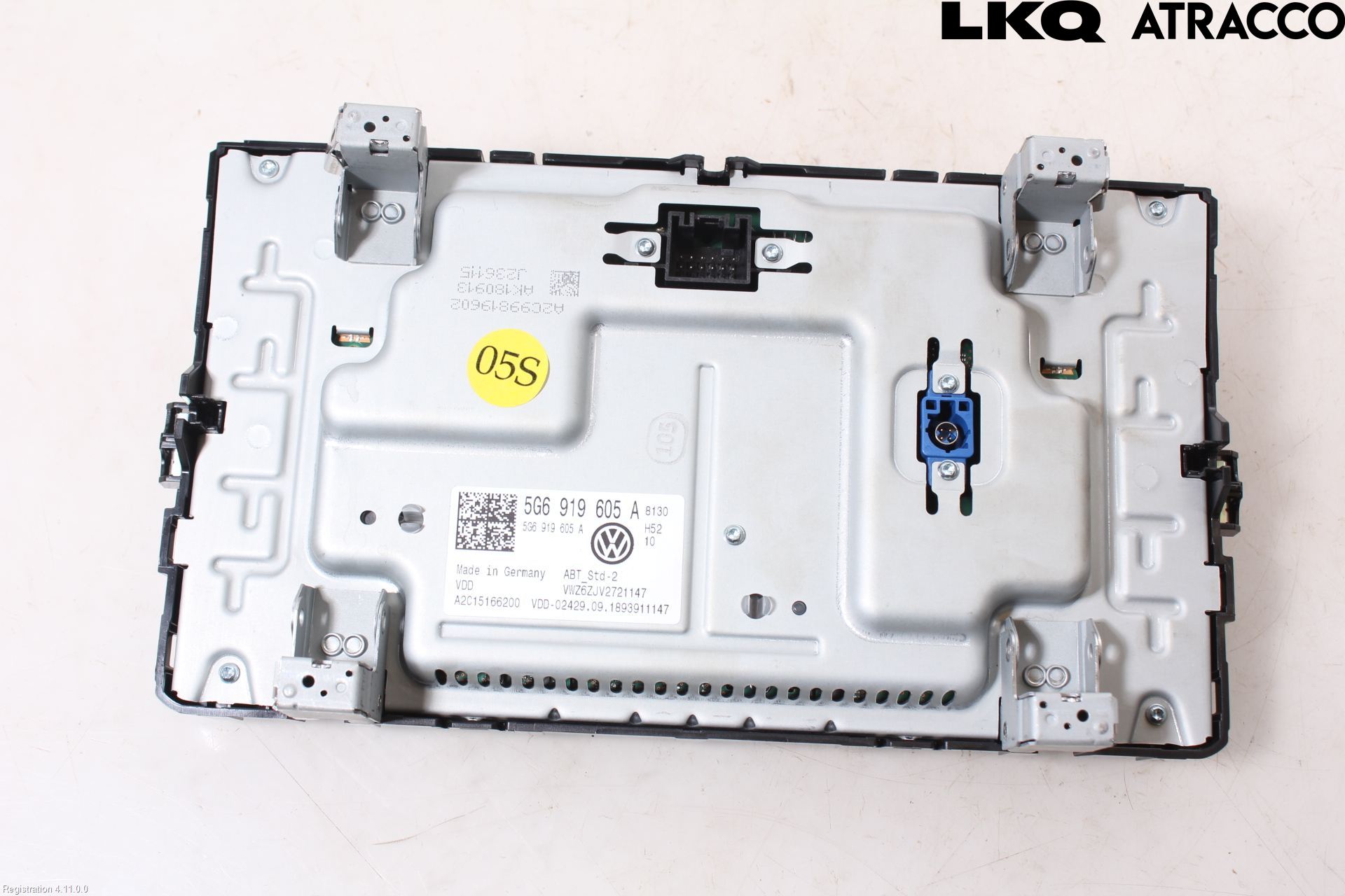 Volkswagen VW TOURAN 16- Multifunktionsdisplay