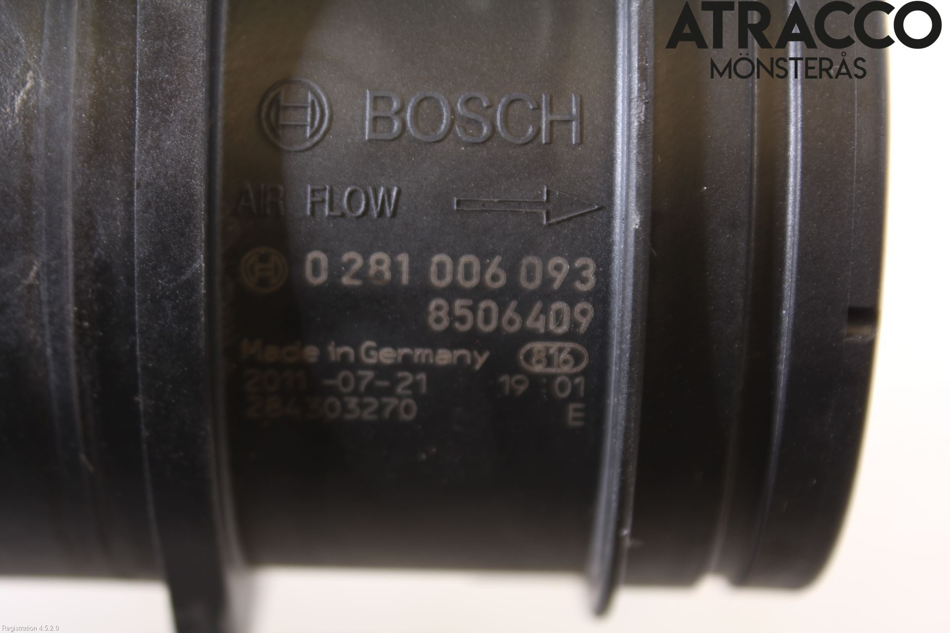 BMW 3 E90/91 SED/TOU 05-12 Injluftmassamätare