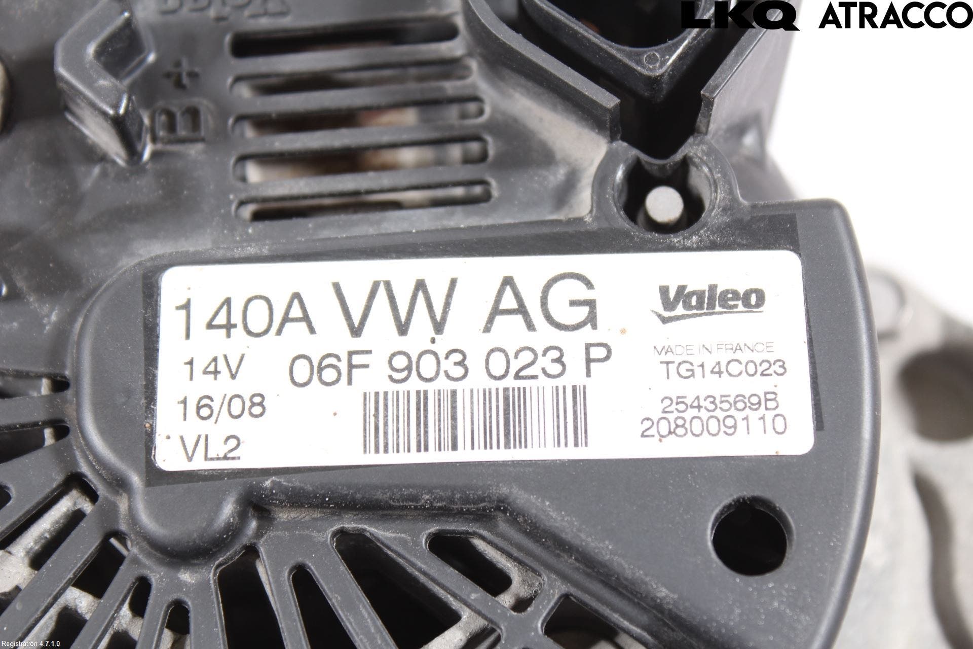Volkswagen VW PASSAT 05-11 Generator