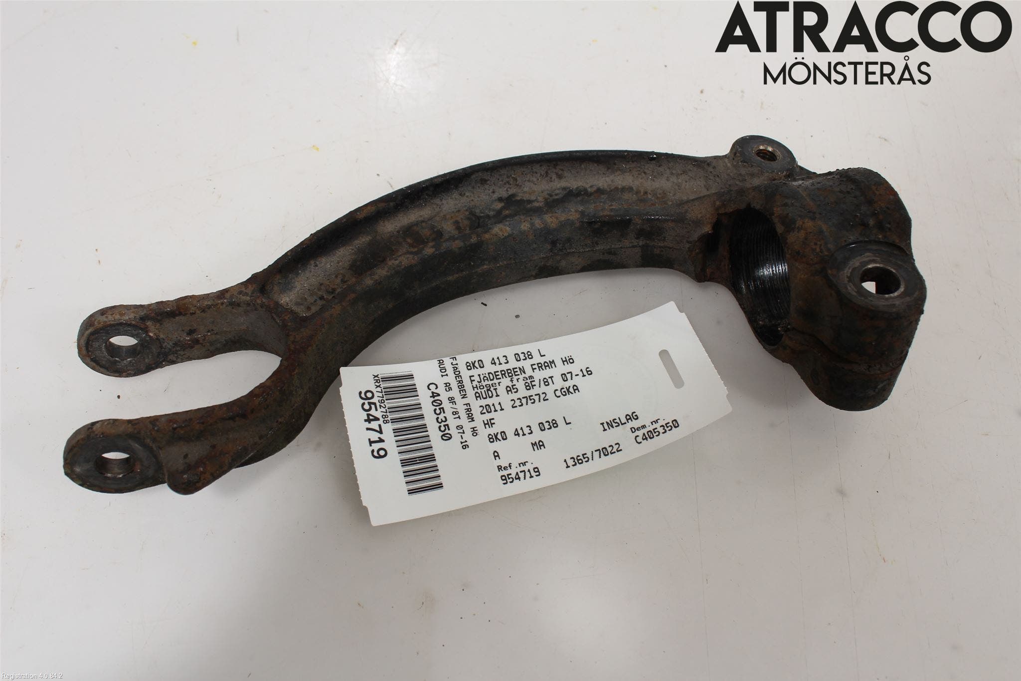 Audi A5 07-16 Fjäderben Fram Höger