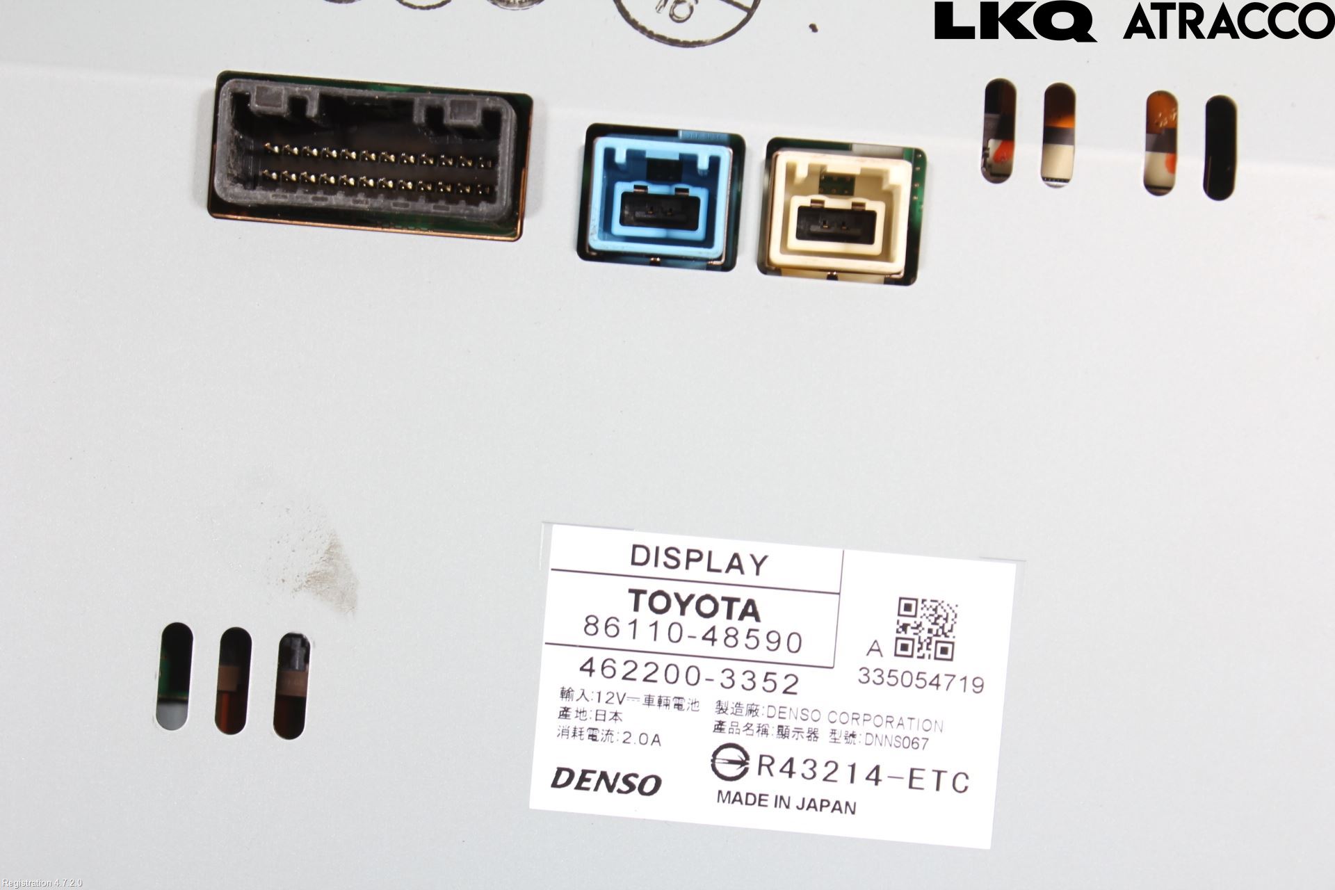 Lexus RX AL10 09-15 Multifunktionsdisplay