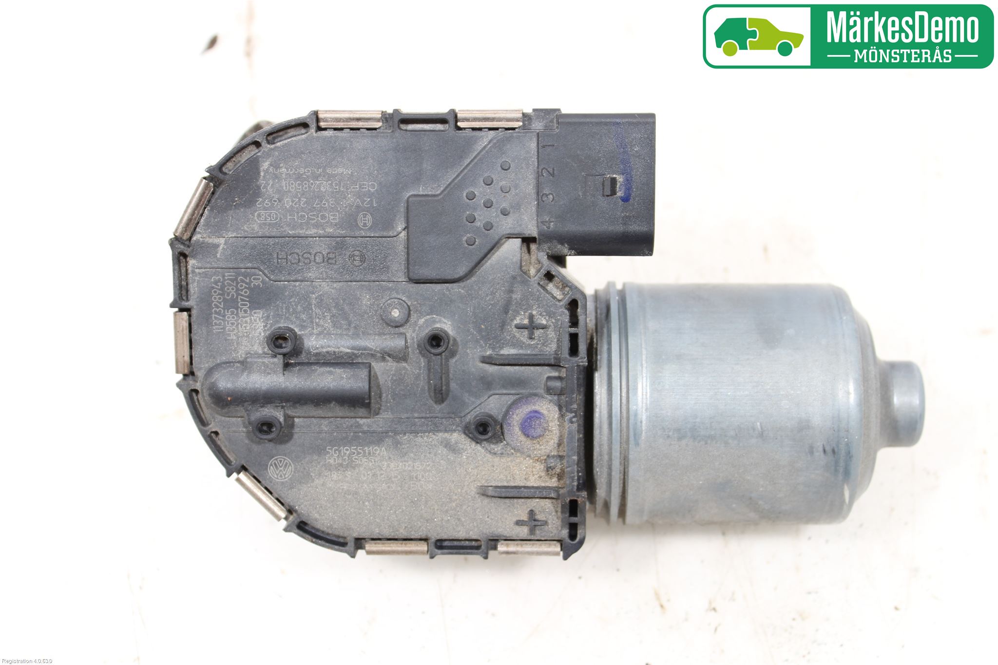 Volkswagen VW GOLF / E-GOLF VII 13-20 Torkarmotor Vindruta