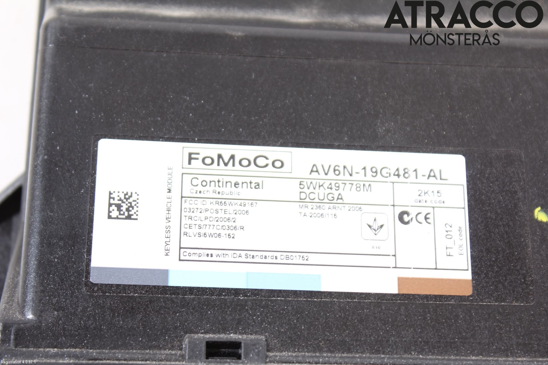 Ford FOCUS 11-14 Styrenhet Centrallås