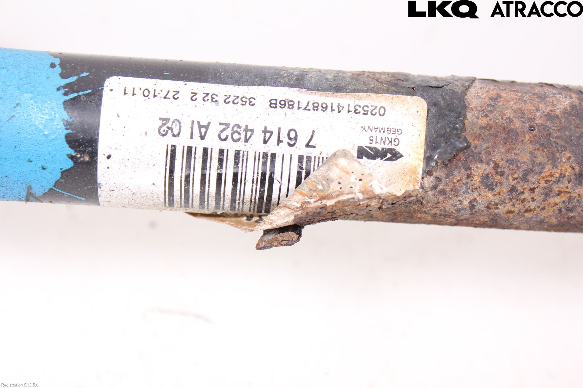 BMW X3 F25 10-17 Drivaxel Bak Höger