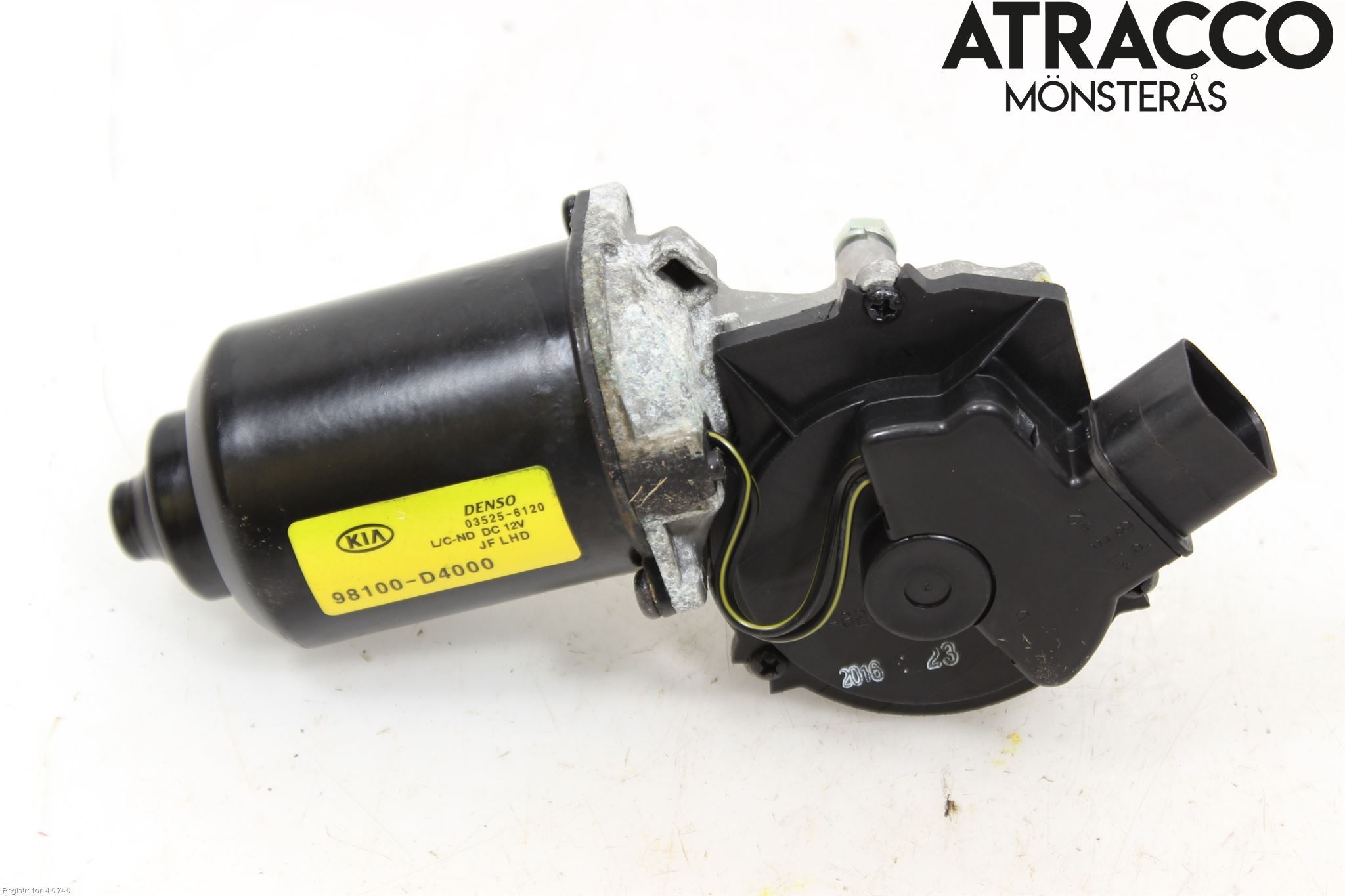 Kia OPTIMA 16-20 Torkarmotor Vindruta