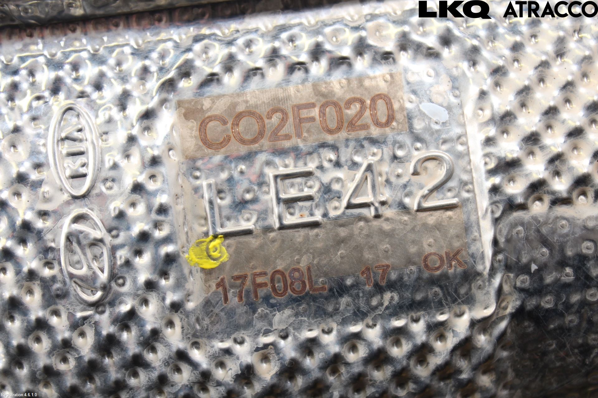 Kia SORENTO 15-20 Avgas Partikelfilter