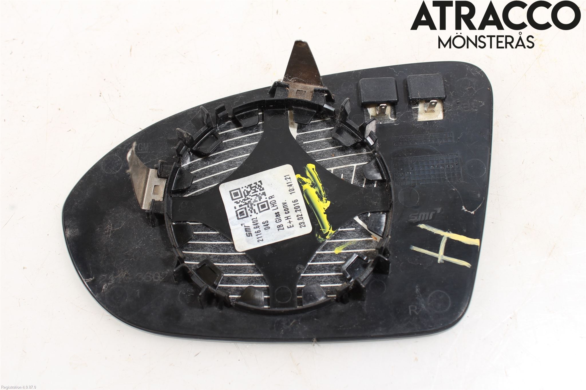 Opel ASTRA K 16-22 Spegelglas Hö