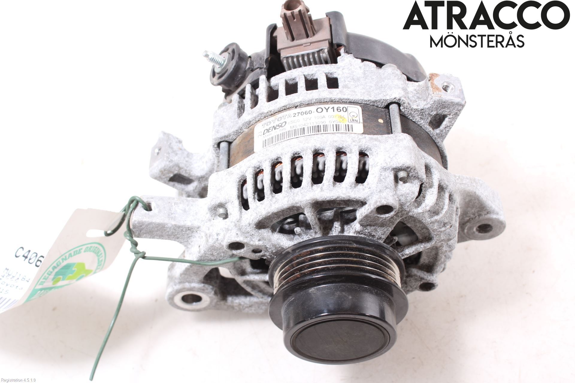 Toyota YARIS XP130 15-20 Generator