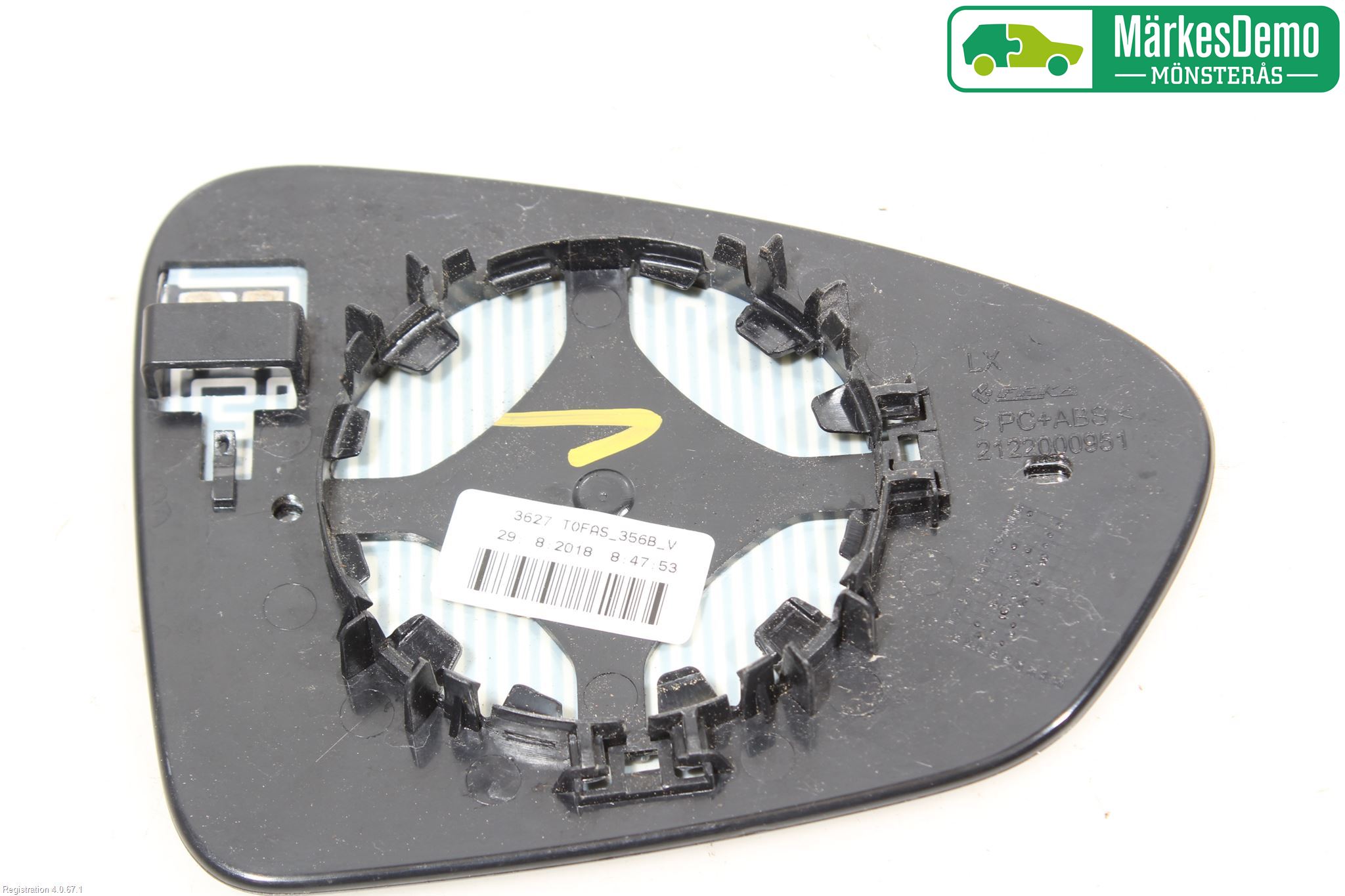 Fiat TIPO/CROSS 16- Spegelglas Vä