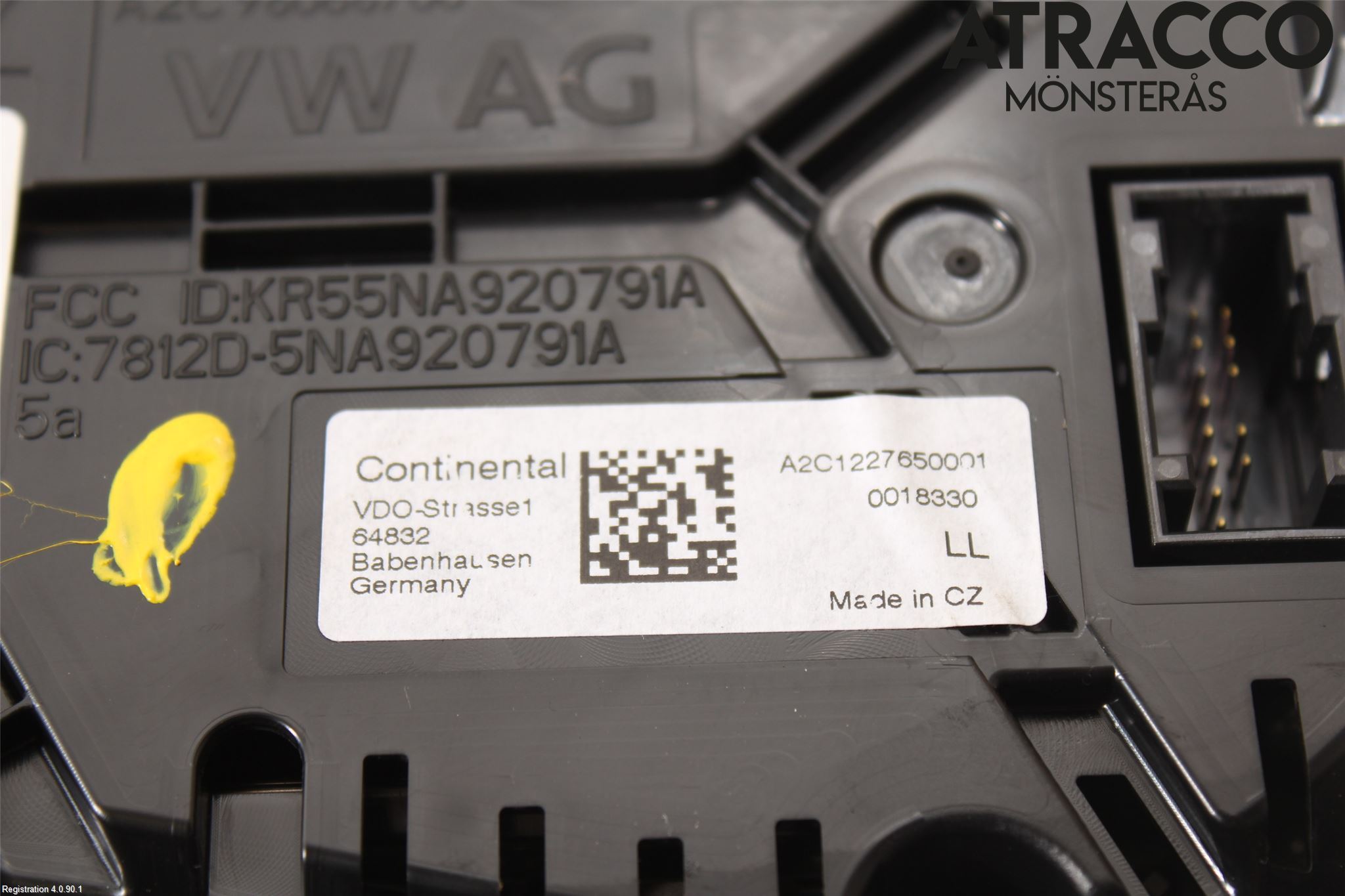 Volkswagen VW PASSAT 15-19 Instrument Komb