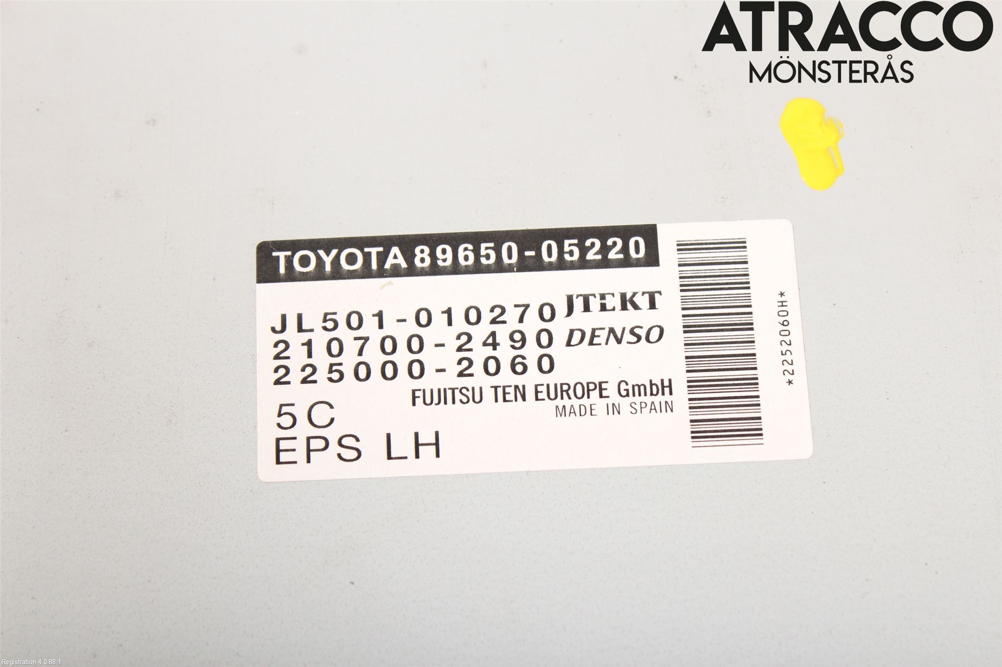 Toyota AVENSIS 16-18 Styrenhet Styrservo