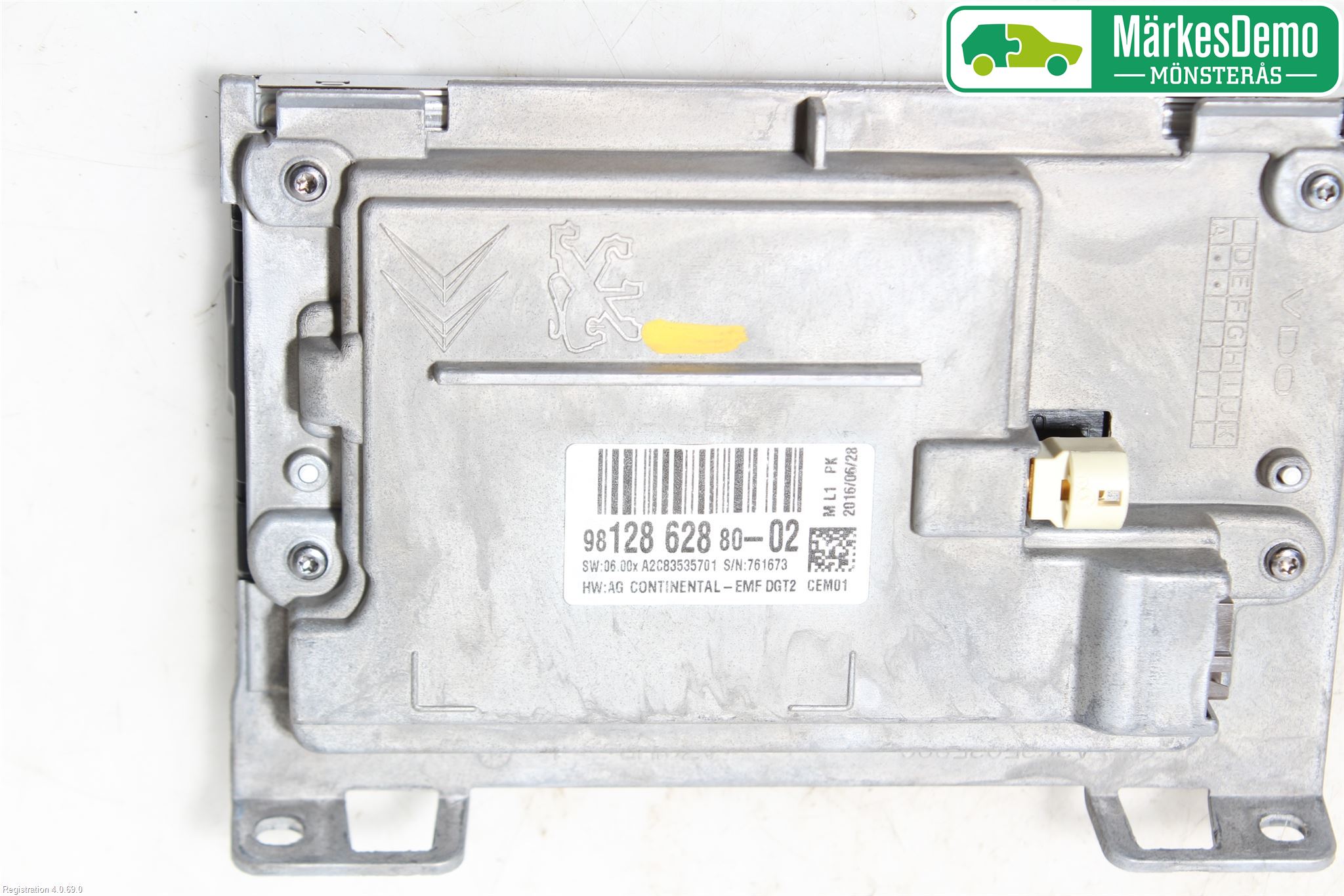 Peugeot 2008 13-20 Multifunktionsdisplay