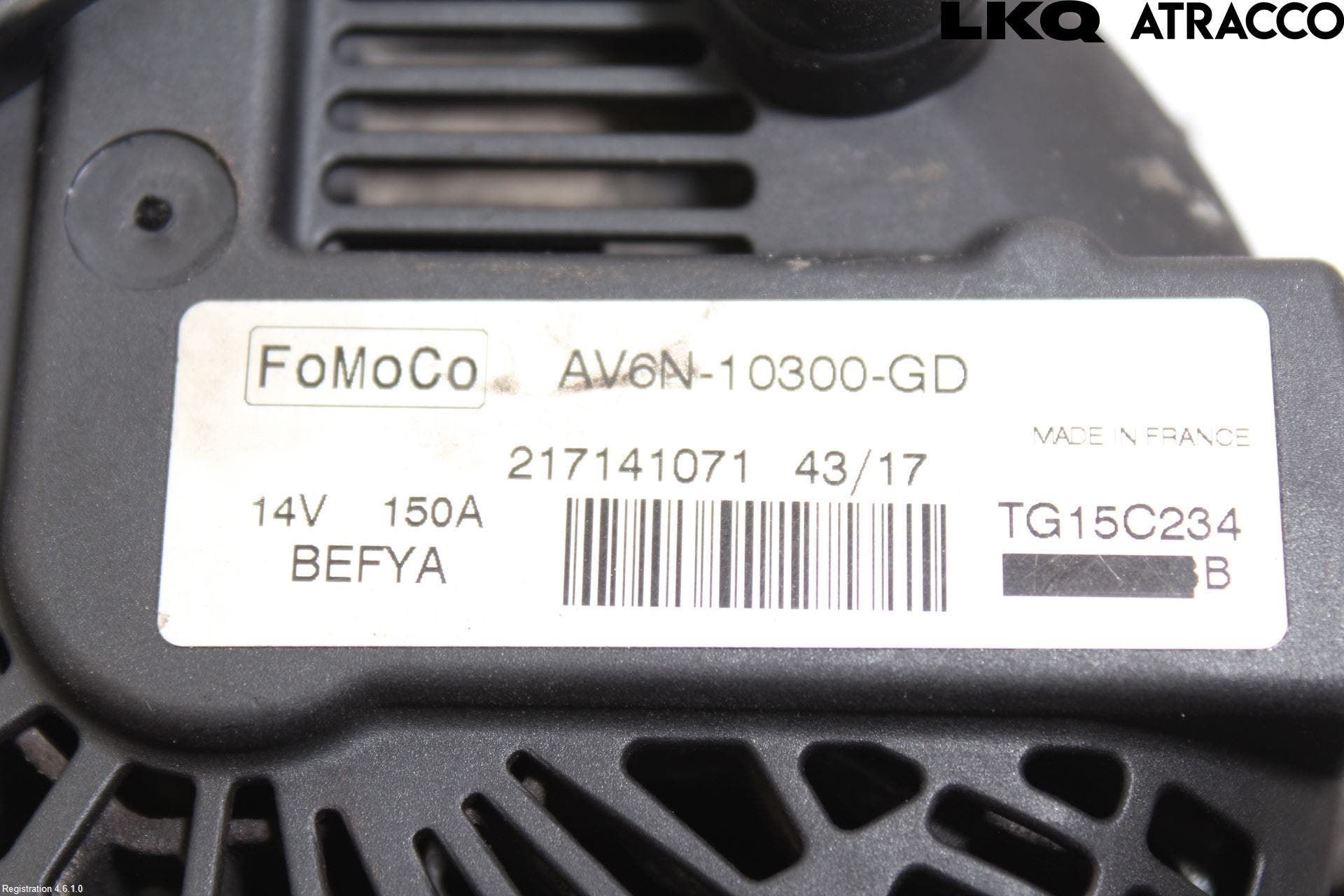 Ford TRANSIT/TOURNEO CONNECT 13-22 Generator