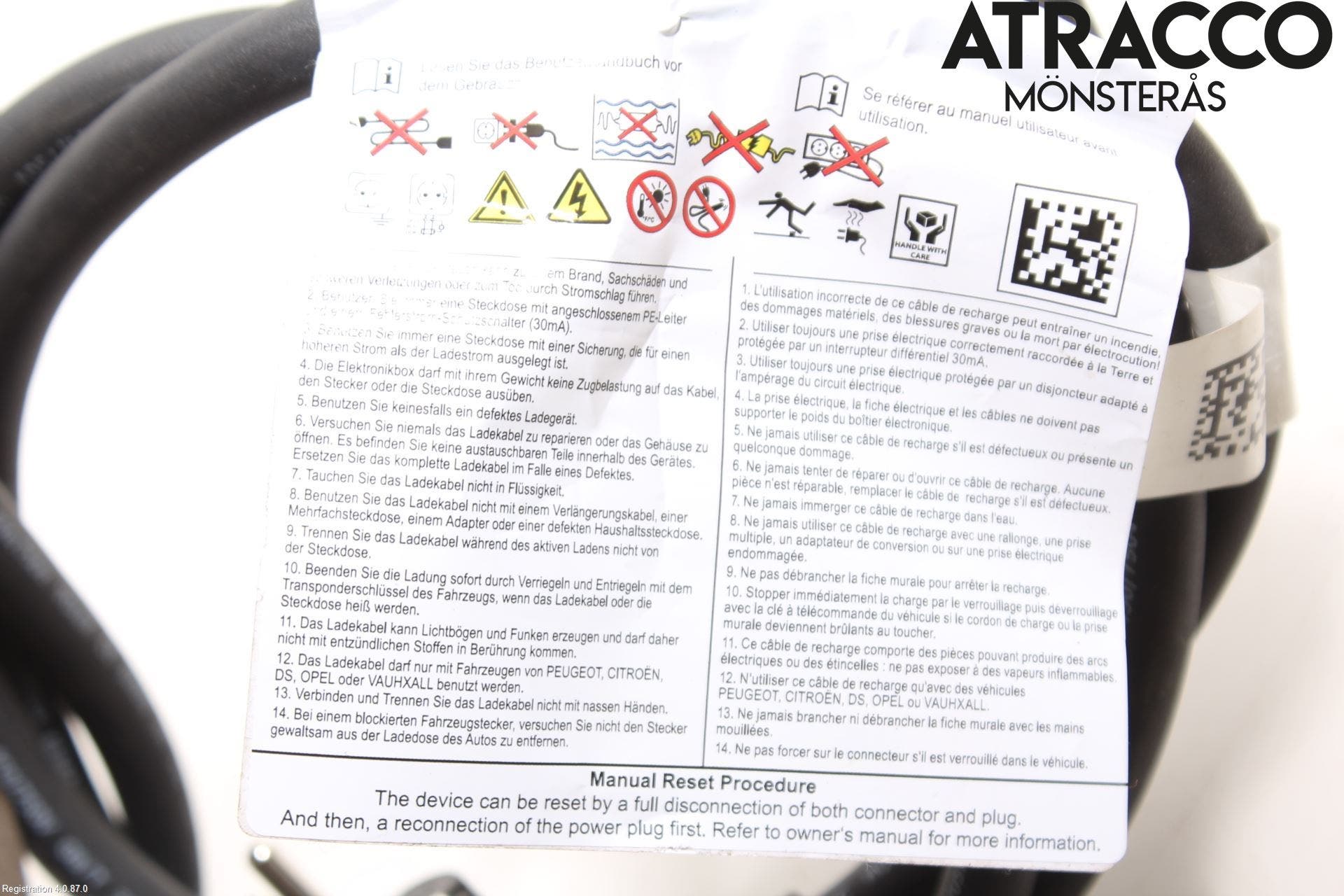 Citroen C4/E-C4 C4X/E-C4X III 21- Batteriladdare Högspänning