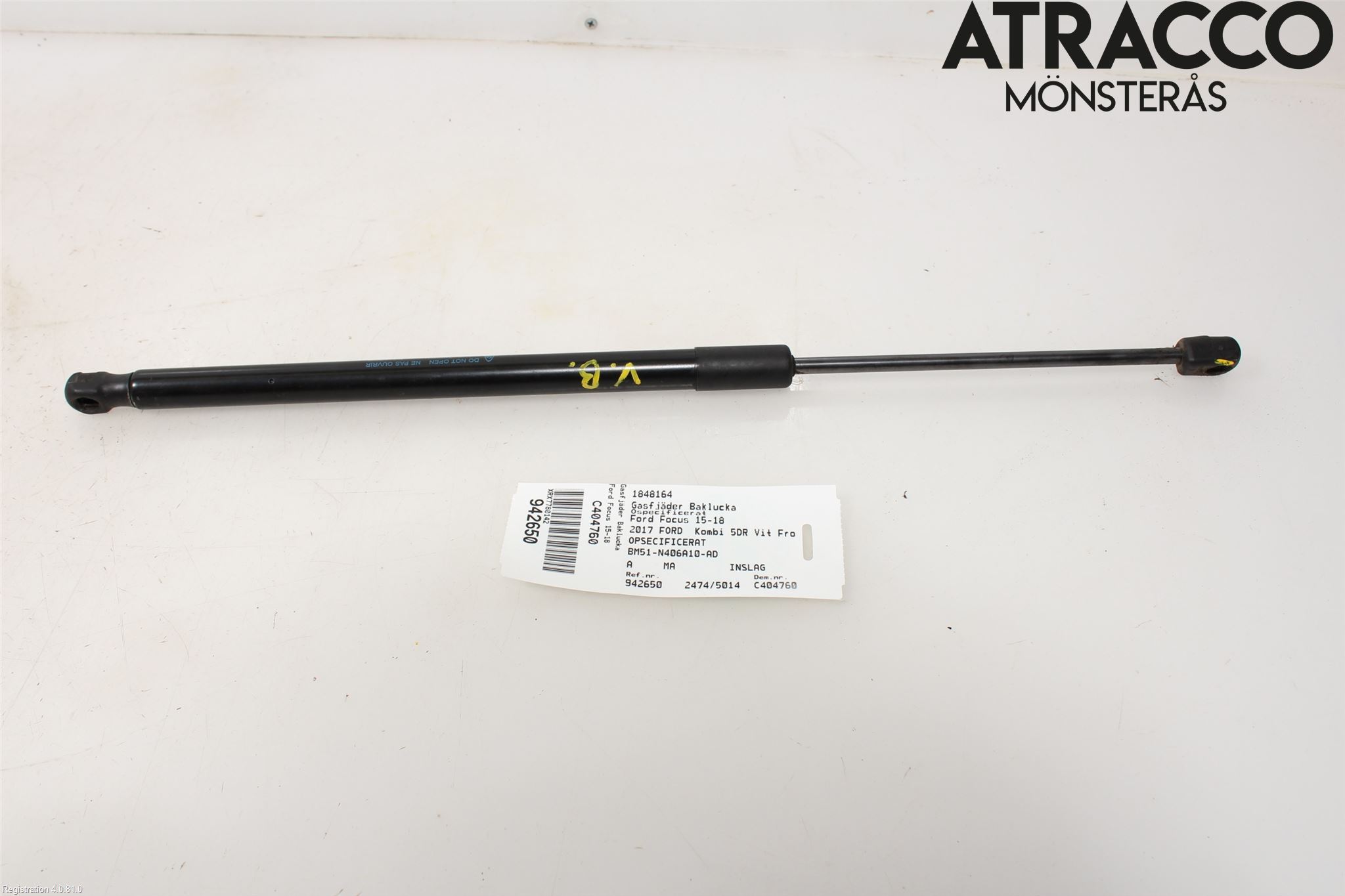 Ford FOCUS 15-18 Gasfjäder Baklucka