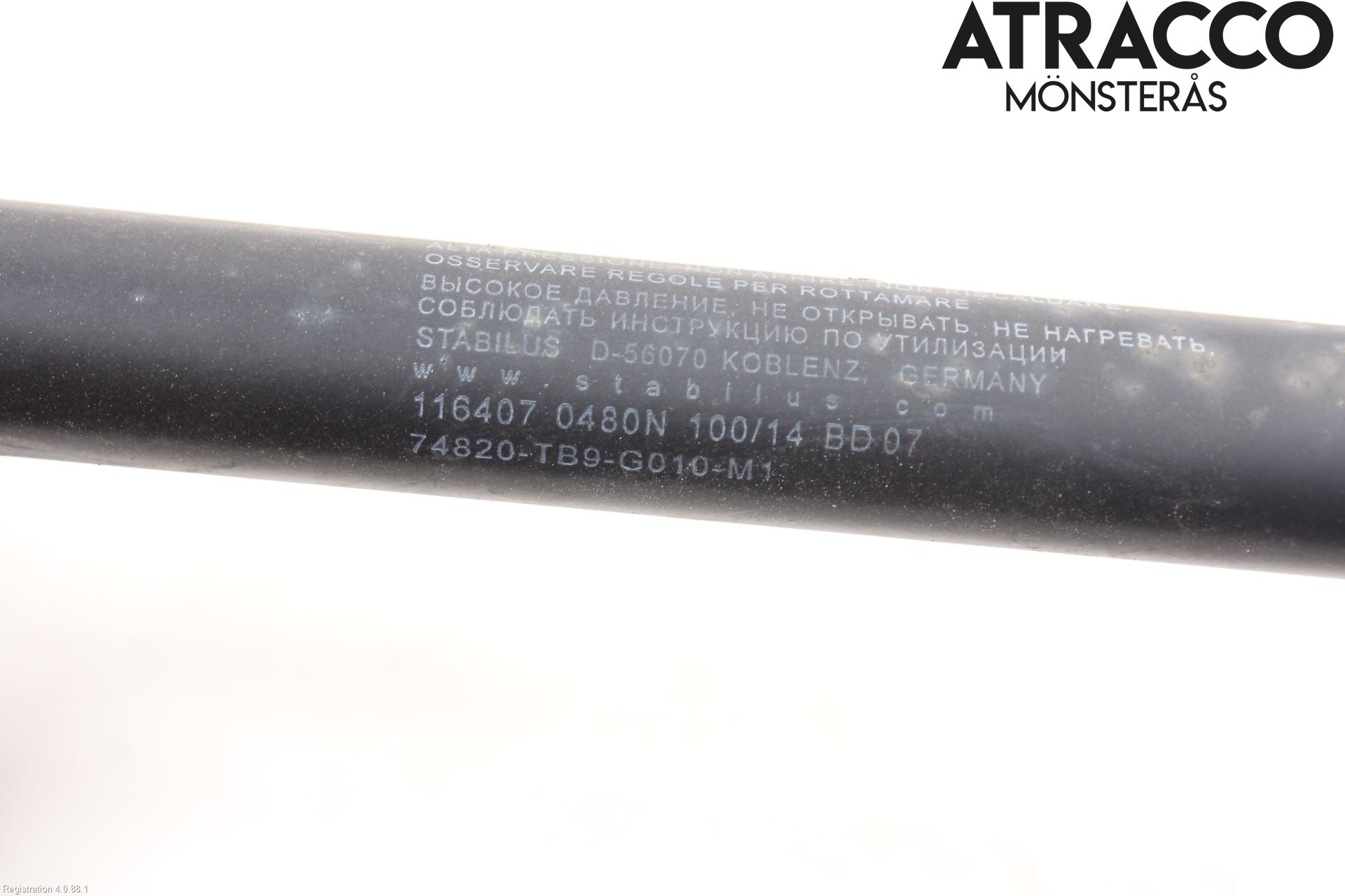 Honda CIVIC 12-16 Gasfjäder Baklucka