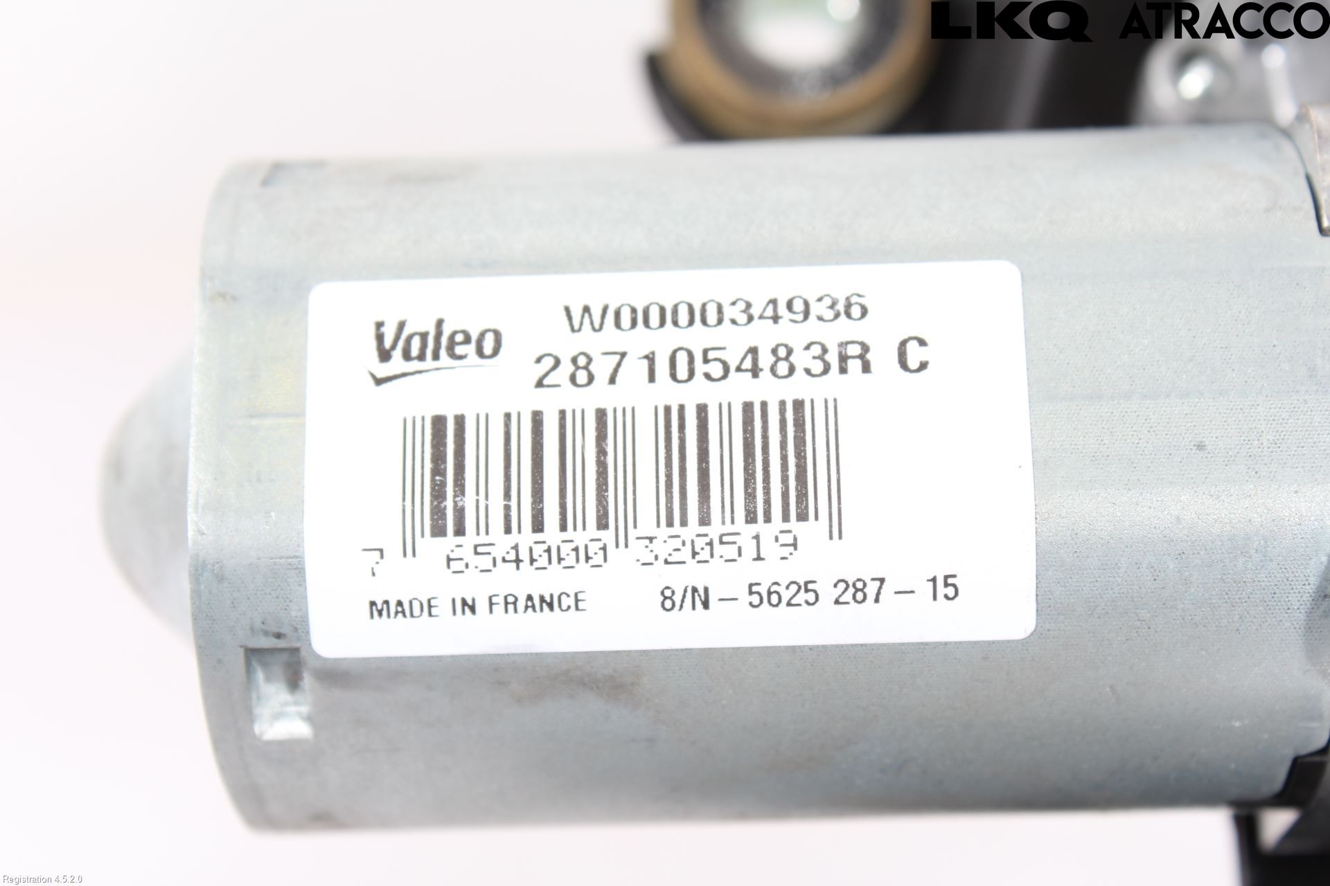 Renault CLIO IV 12-16 Torkarmotor Baklucka