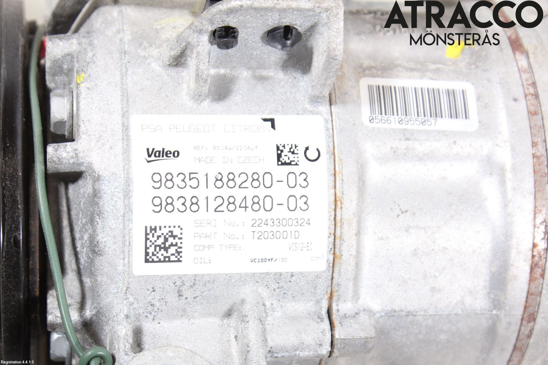 Peugeot 3008 17-24 Ac Kompressor