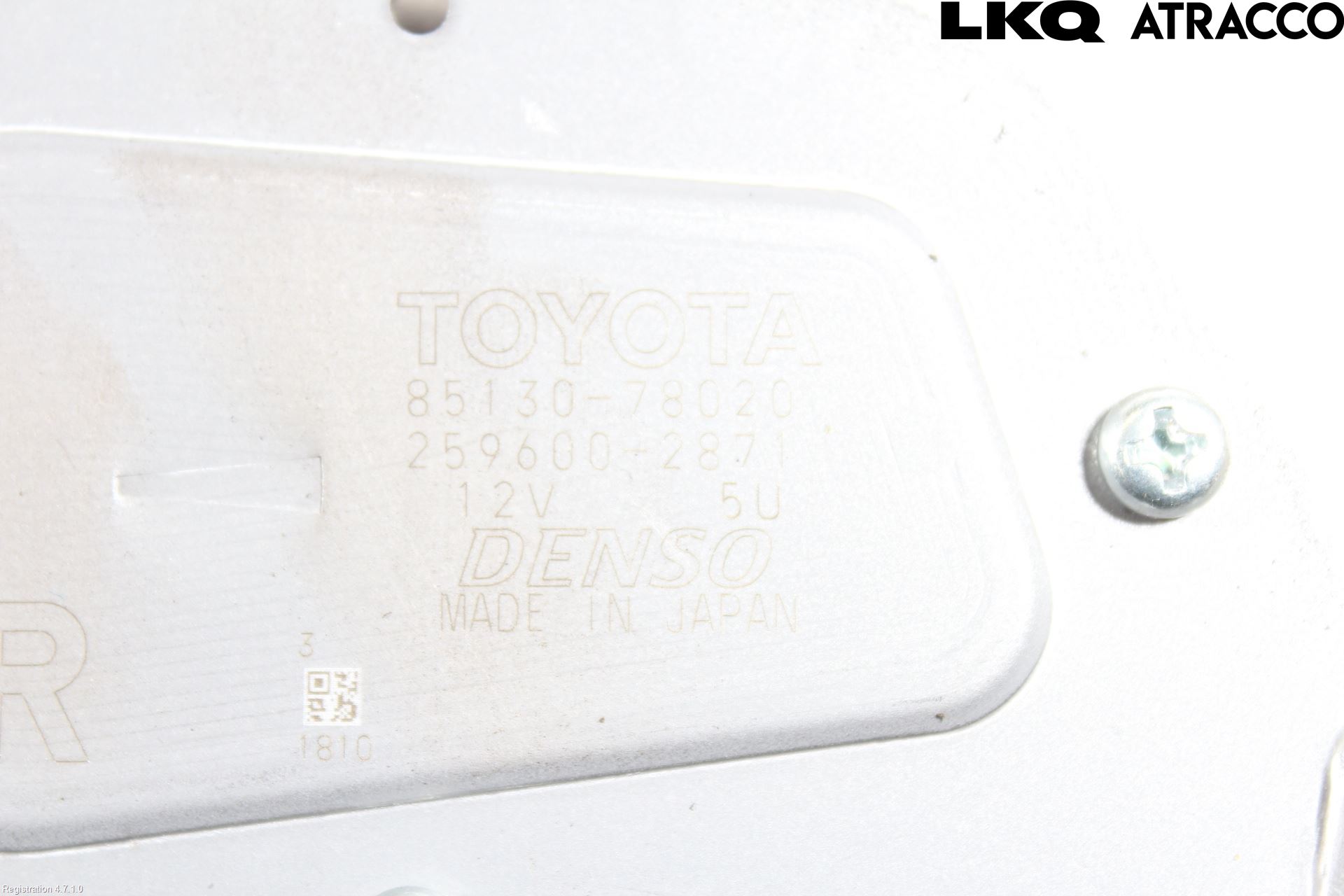 Lexus NX 300h 15-21 Torkarmotor Baklucka