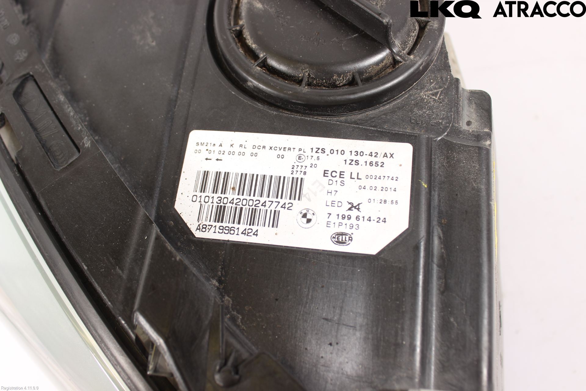 BMW 5 F10/F11/F18 09-17 Strålkastare Höger