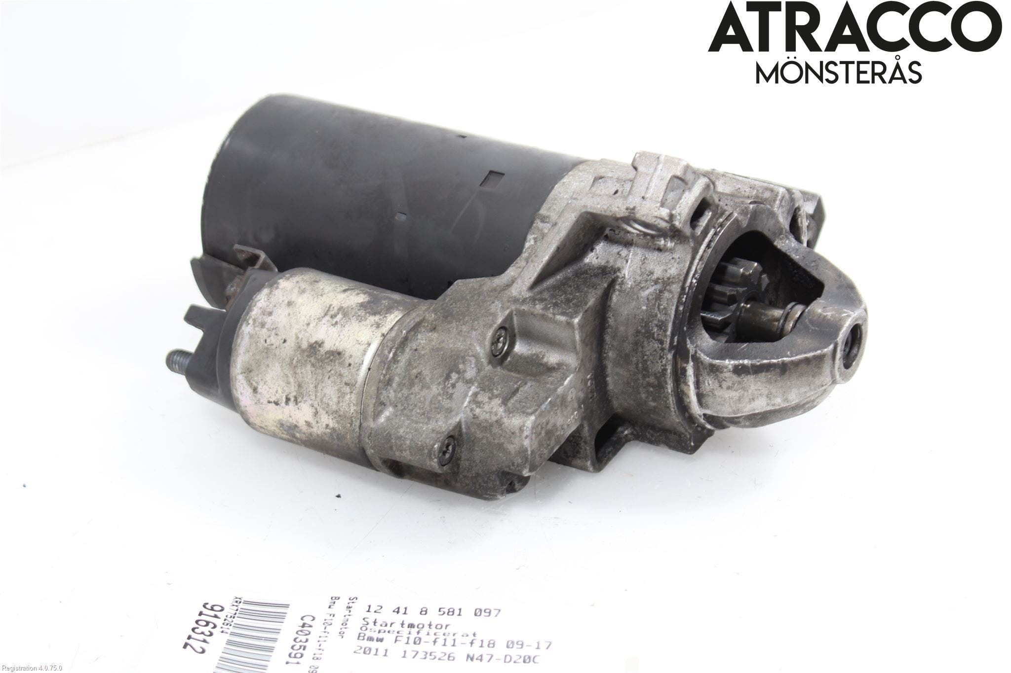 BMW 5 F10/F11/F18 09-17 Startmotor