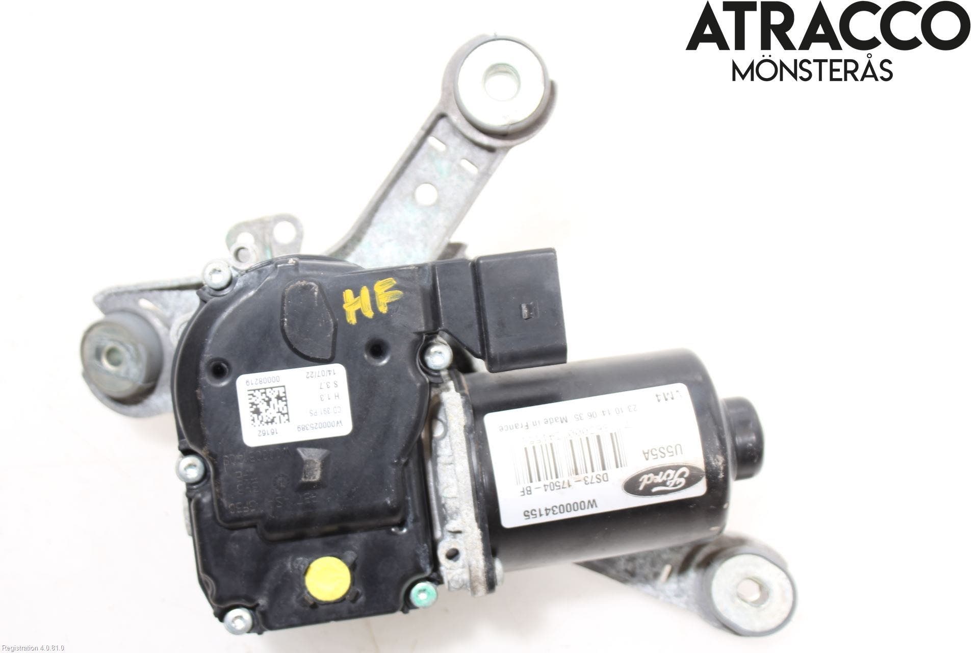 Ford MONDEO 15-22 Torkarmotor Vindruta