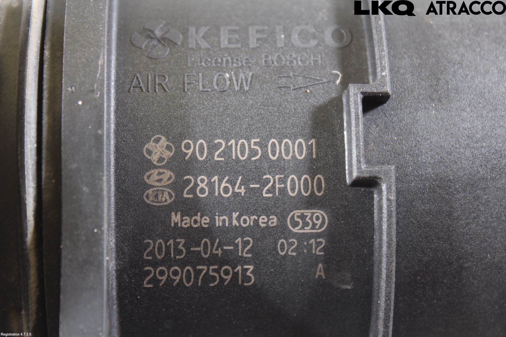 Hyundai ix35 Injluftmassamätare