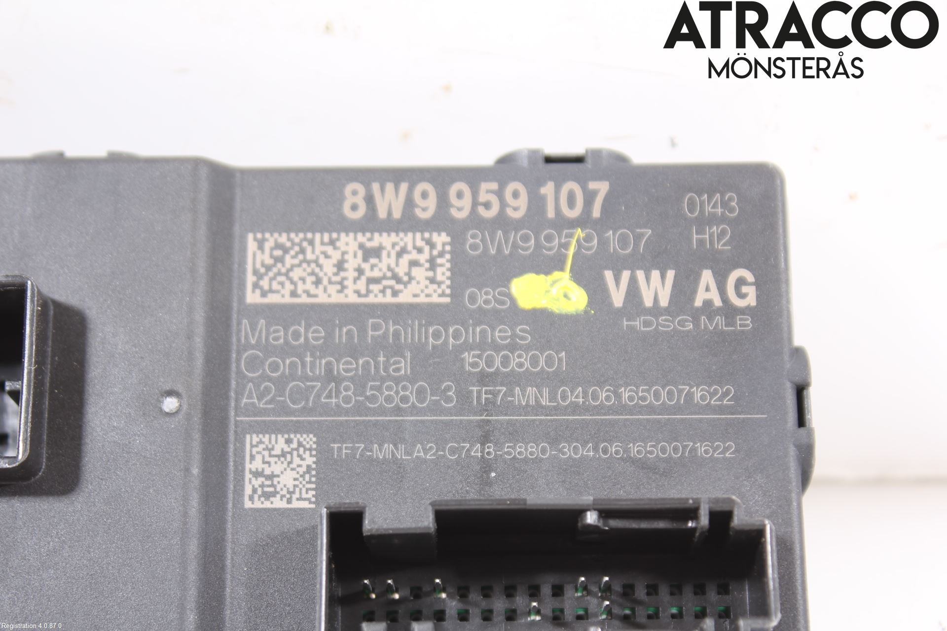 Audi A4/S4 B9 16-19 Styrenhet Baklucka