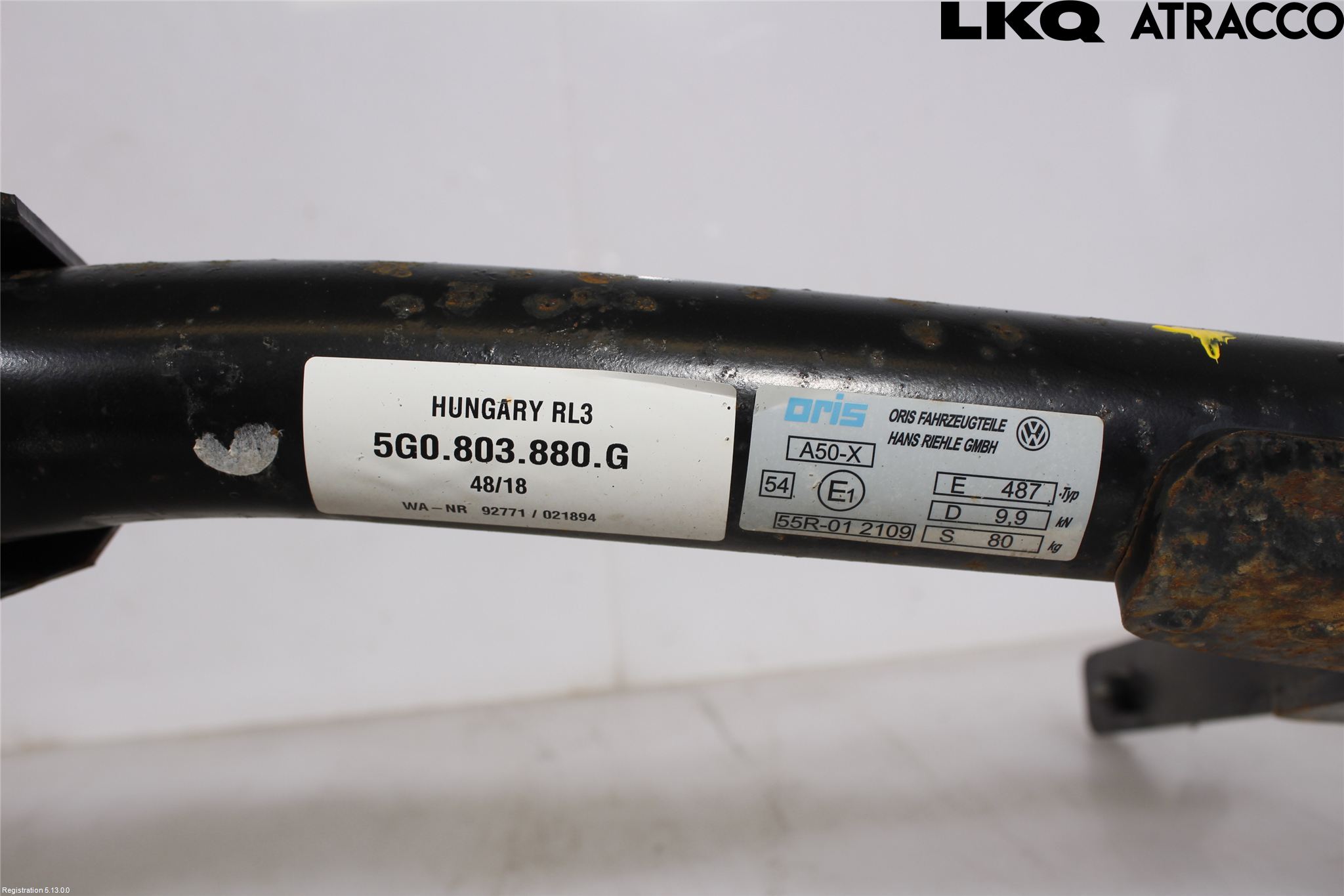 Volkswagen VW GOLF / E-GOLF VII 13-20 Dragkrok
