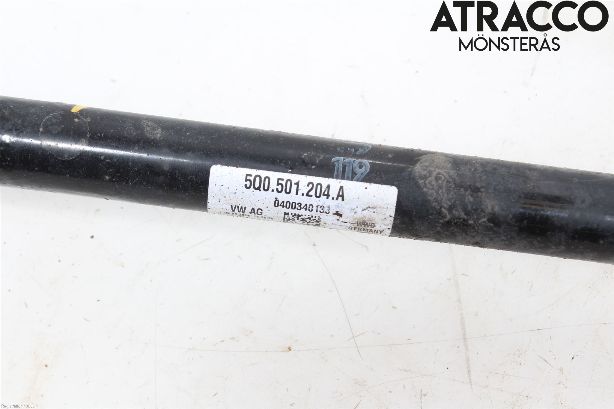 Audi A3/S3 8V 13-20 Drivaxel Bak Höger