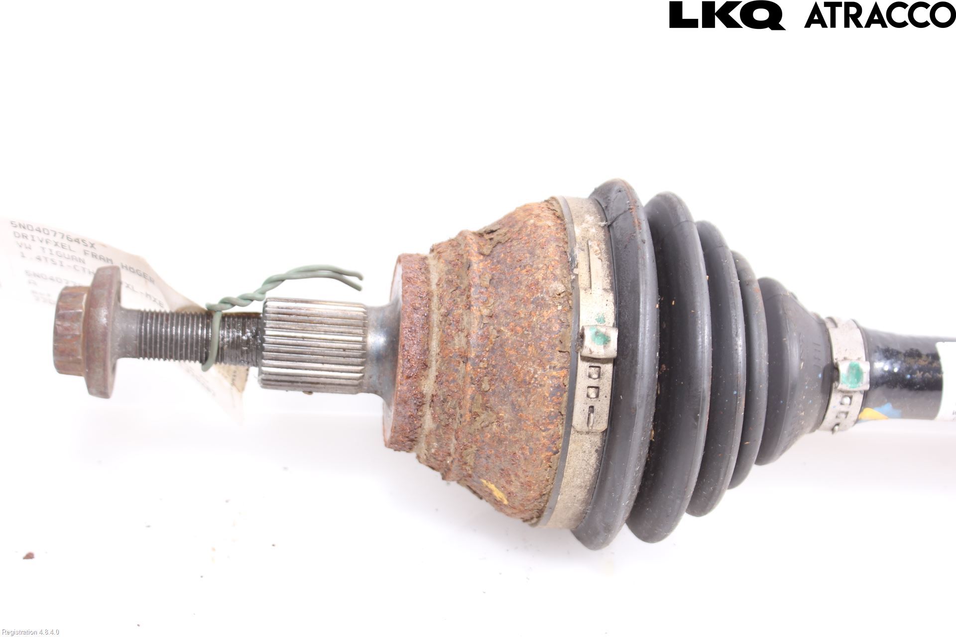 Volkswagen VW TIGUAN 07-16 Drivaxel Fram Höger