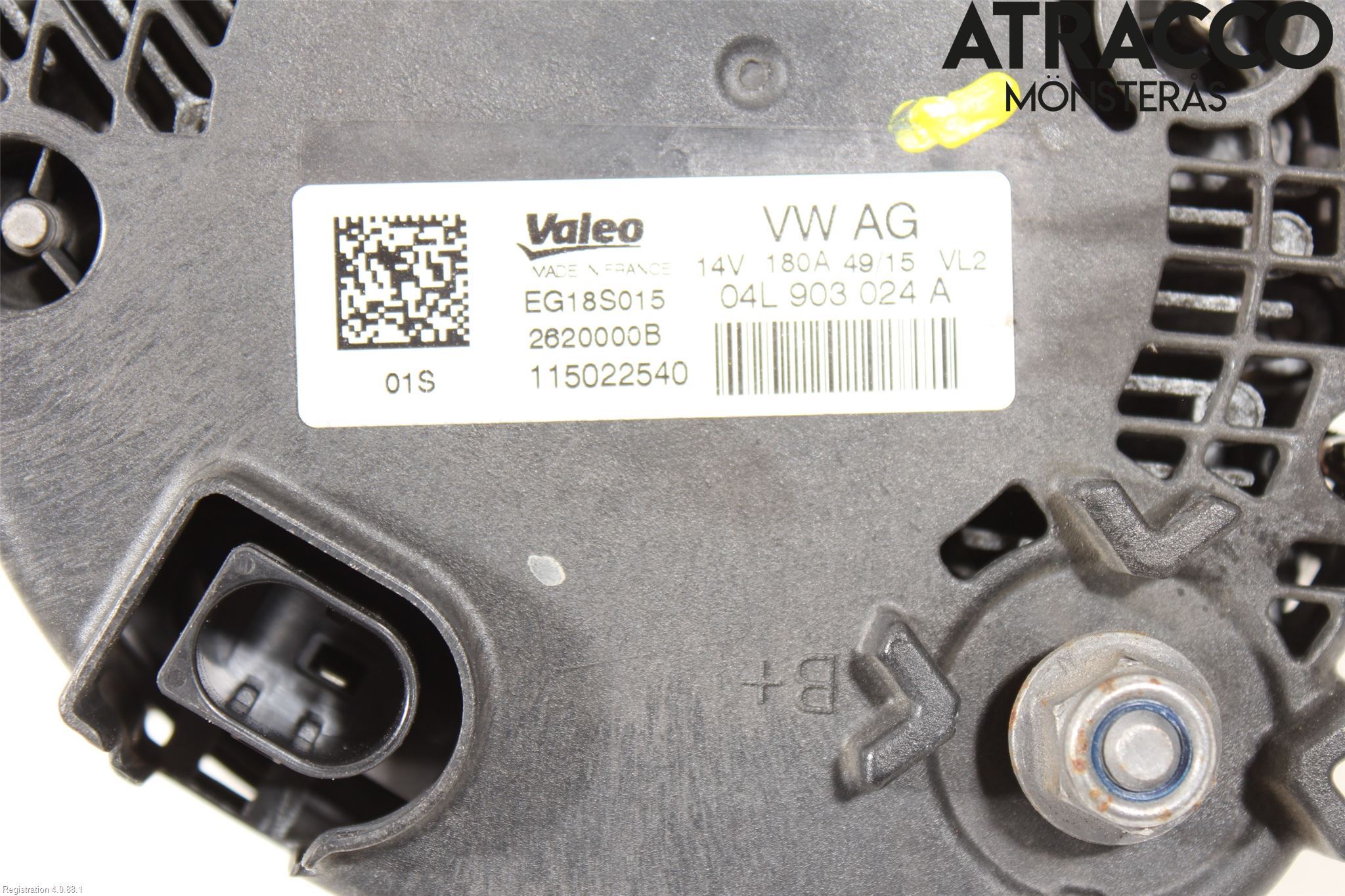 Audi A4/S4 B9 16-19 Generator