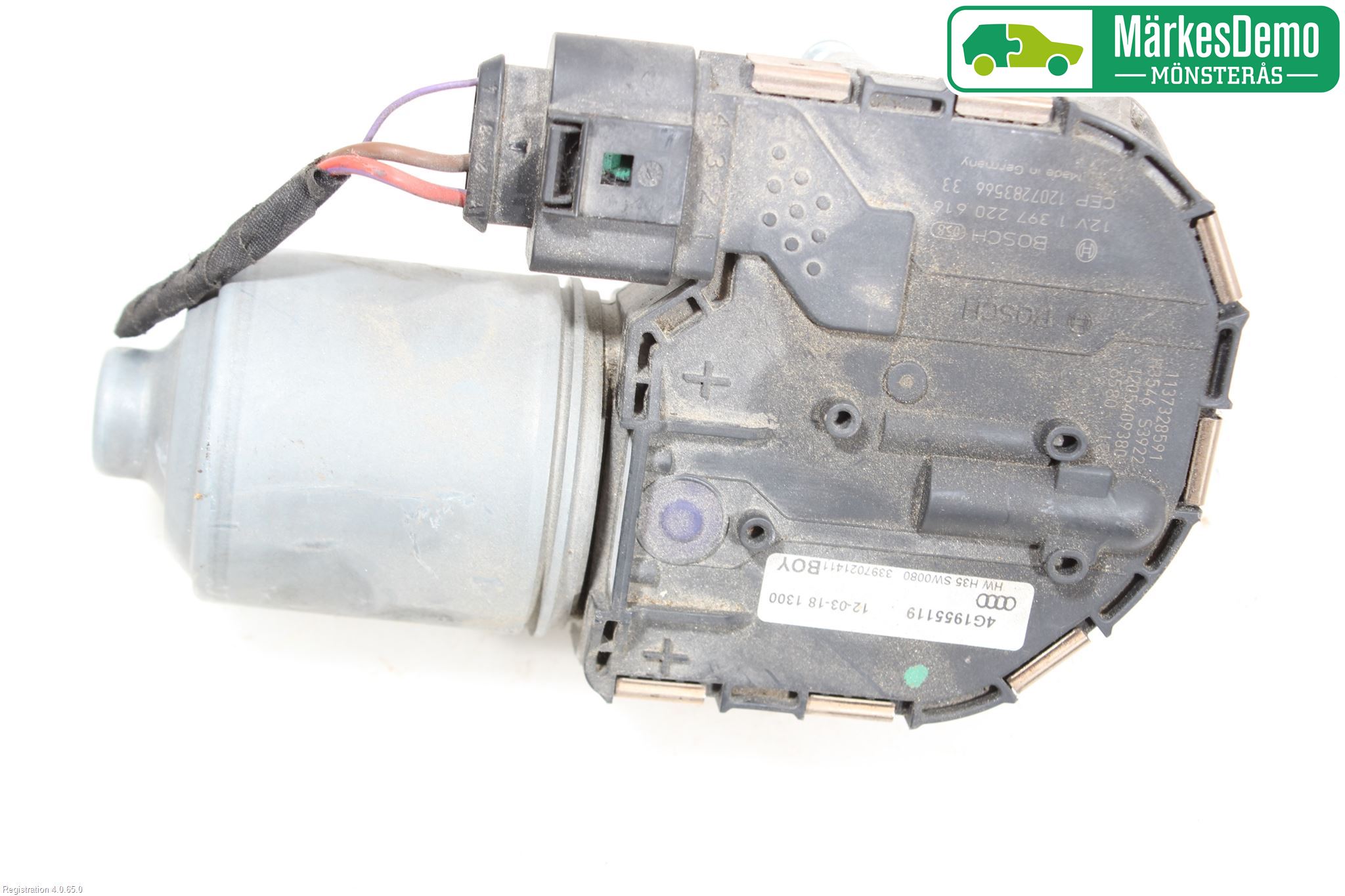 Audi A7/S7 4G 11-17 Torkarmotor Vindruta