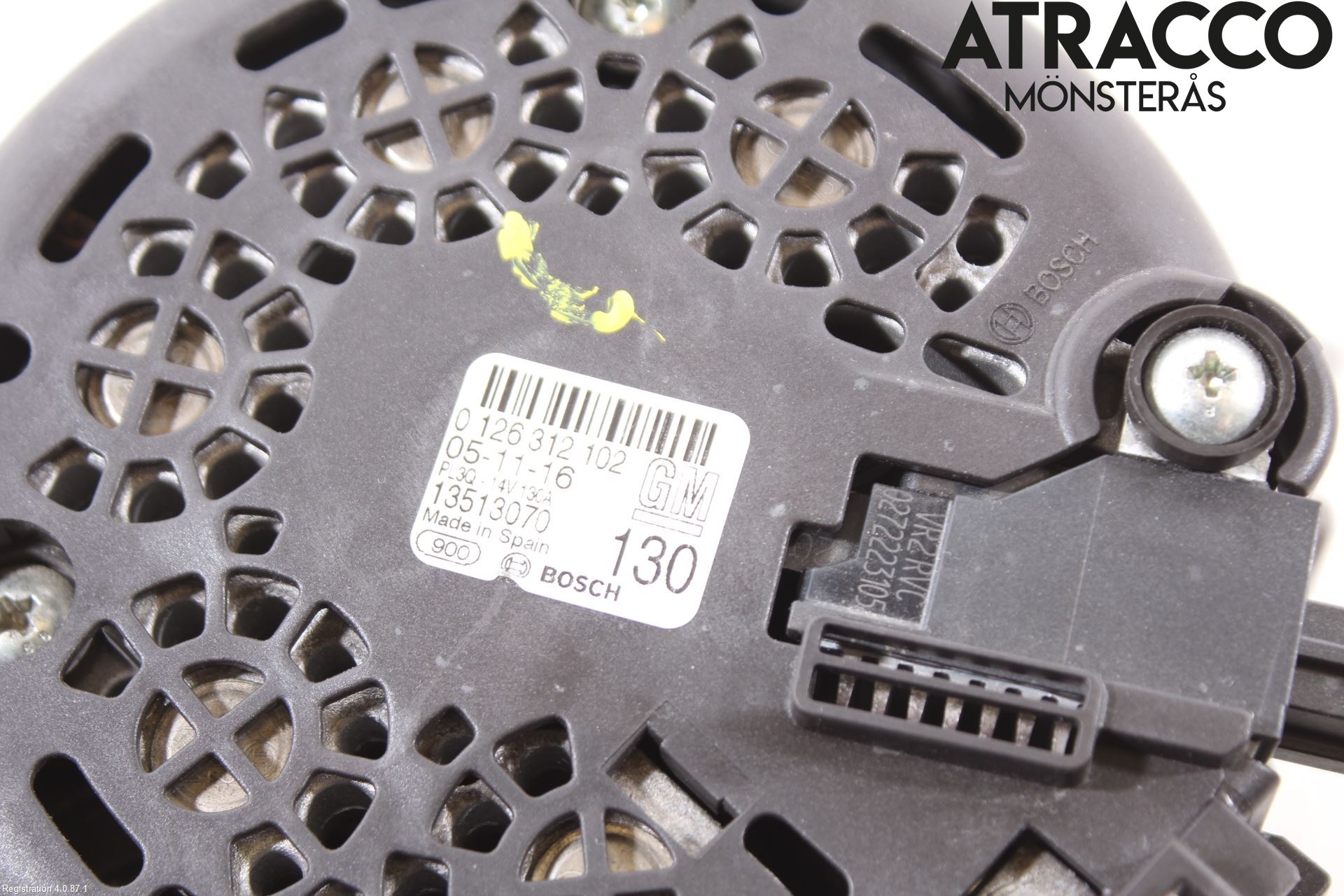 Opel ASTRA K 16-22 Generator