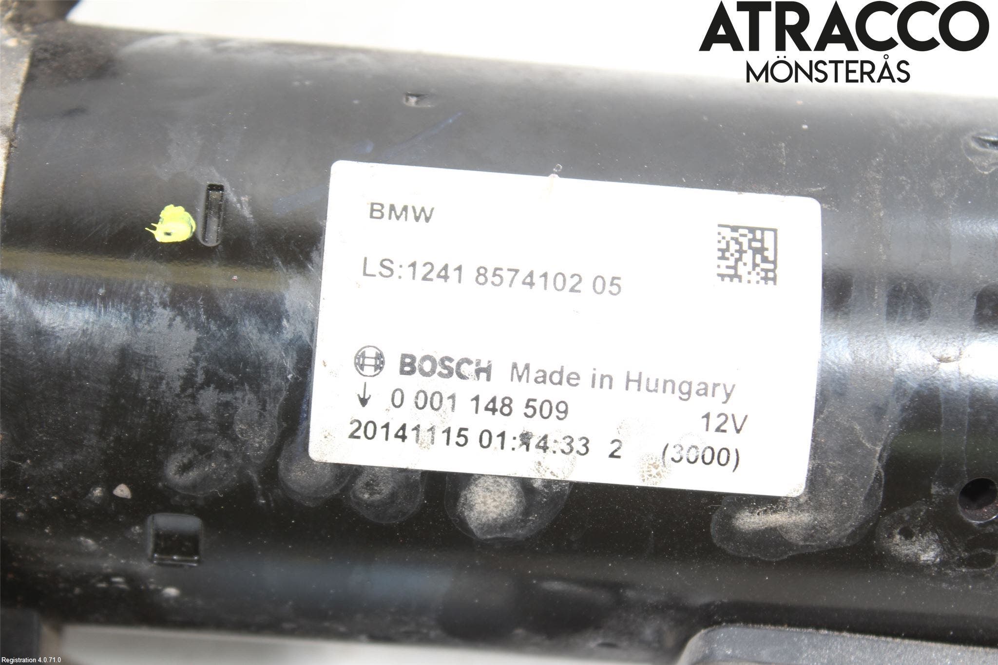 BMW 3 F30/F31/F80 12-19 Startmotor Diesel