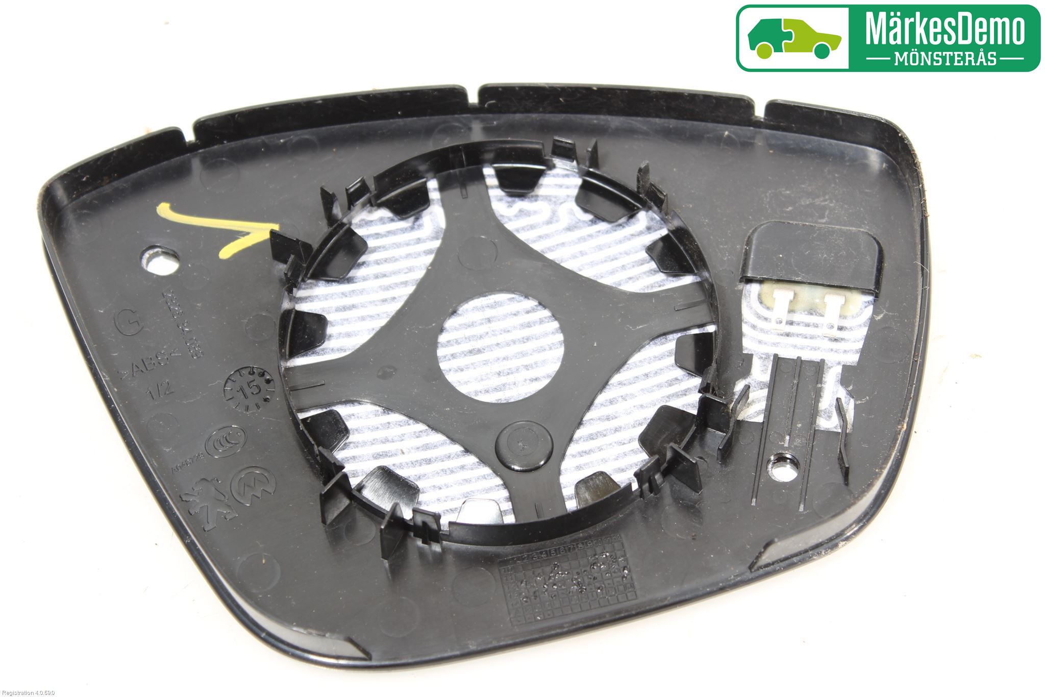 Peugeot 208 12-15 Spegelglas Vä