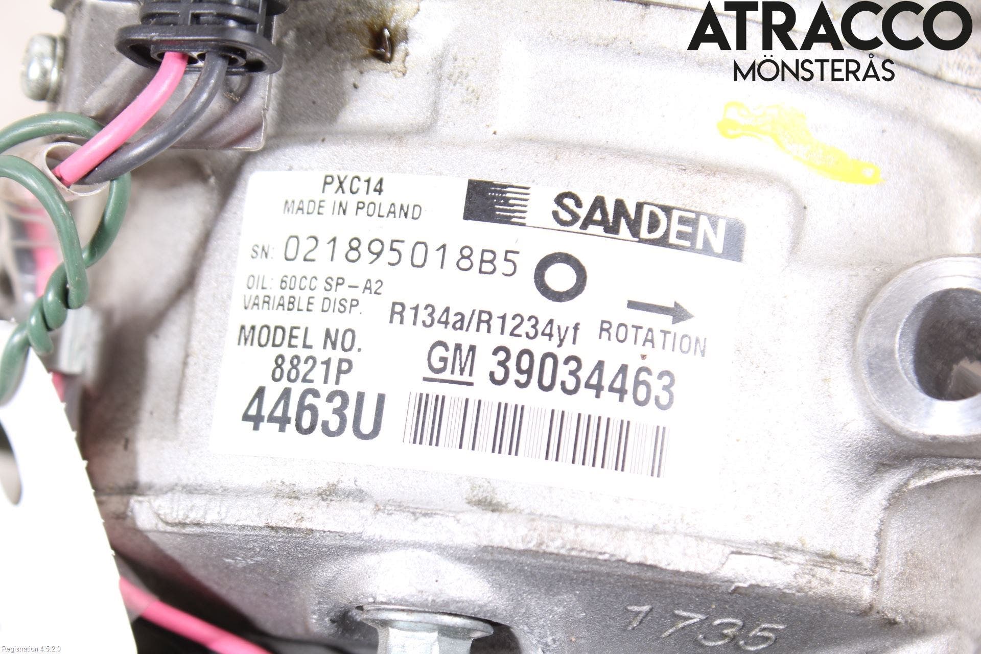 Opel INSIGNIA 17- Ac Kompressor