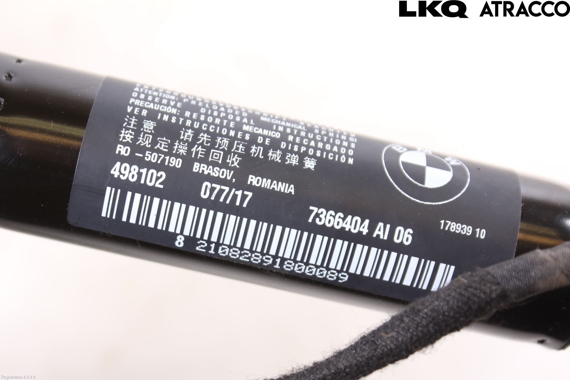 BMW 5 G30/G31/F90 17-23 Gasfjäder Baklucka
