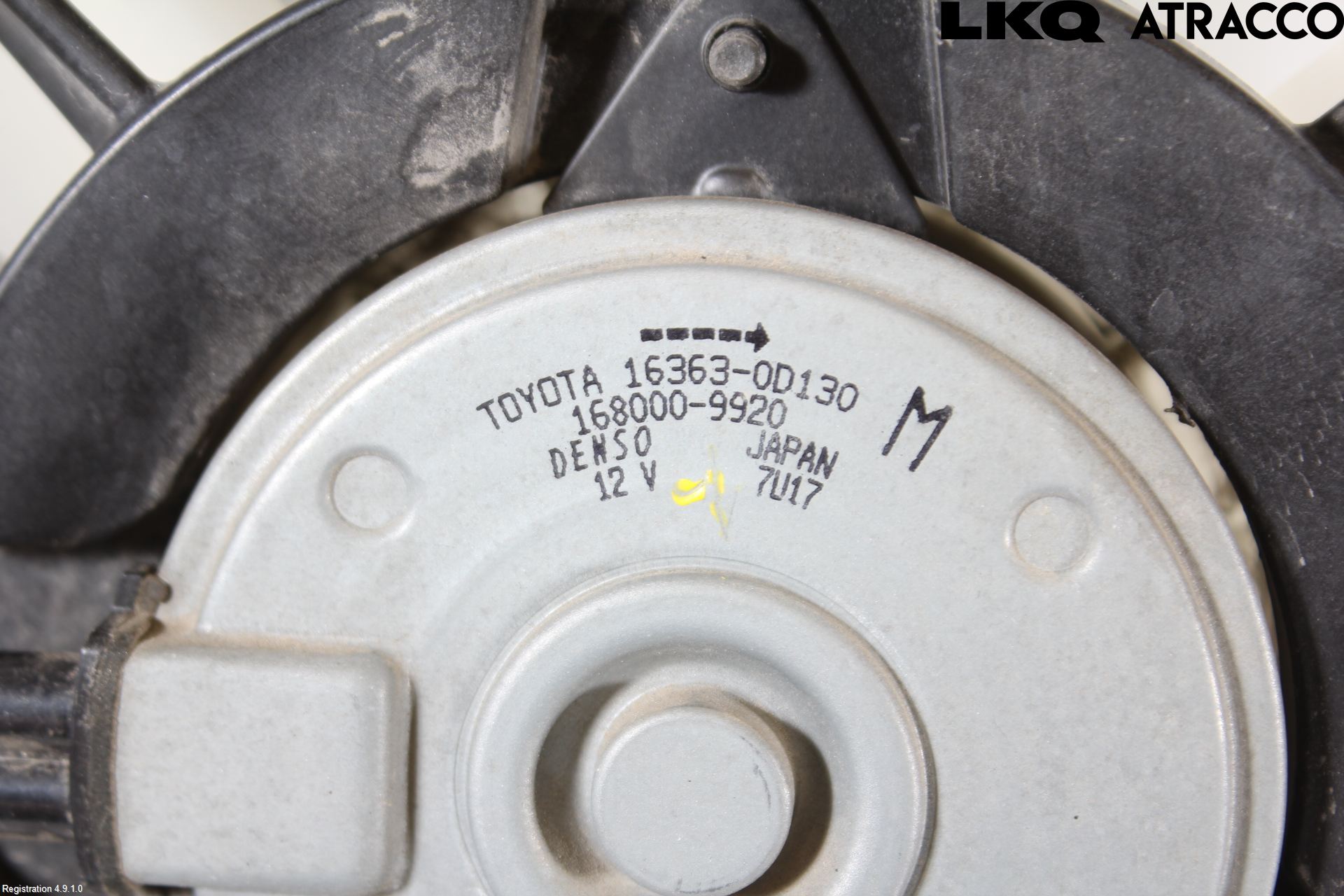 Toyota AVENSIS 16-18 Kylfläkt El